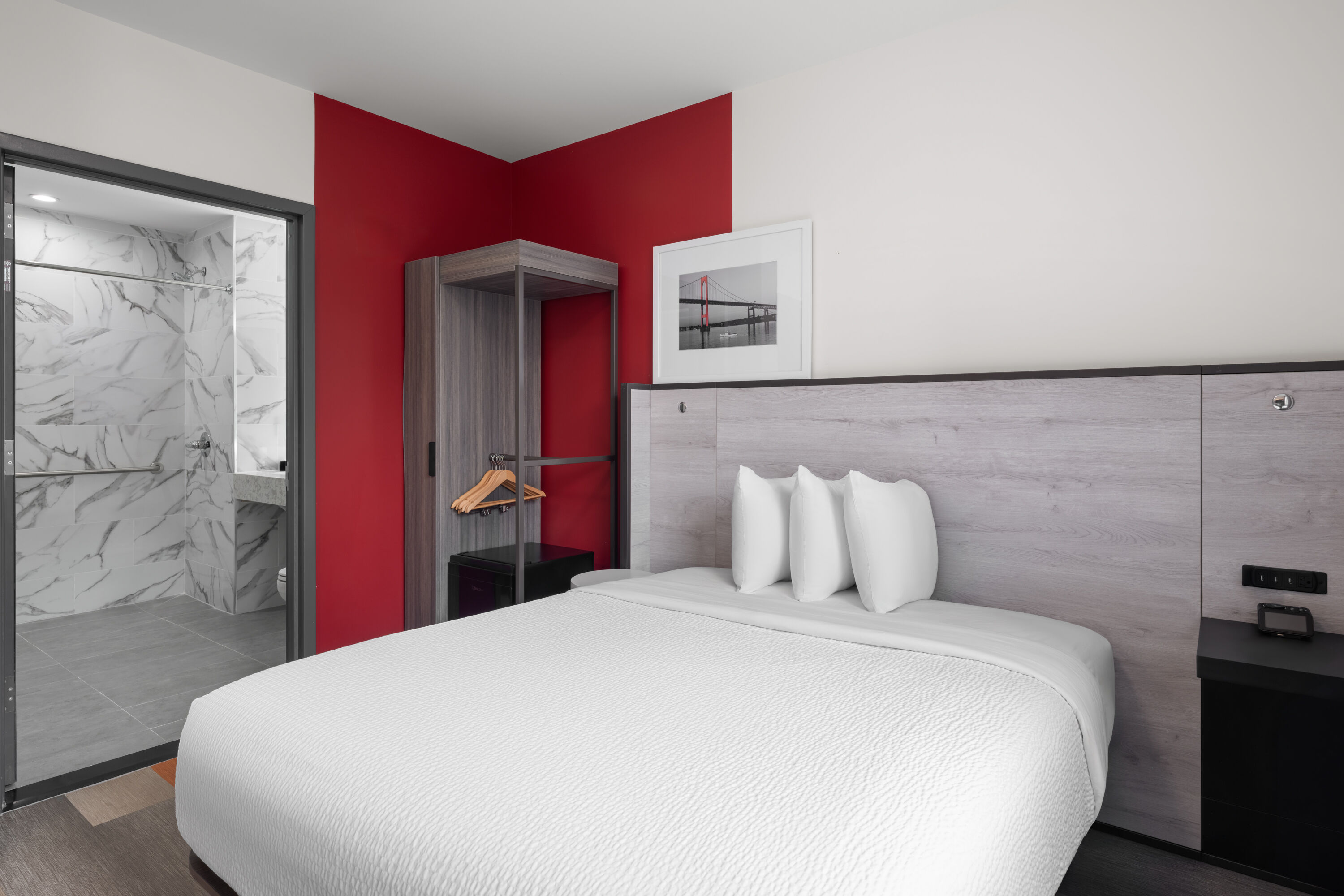 Guest room at the Ramada by Wyndham Brooklyn Near Flatbush in Brooklyn, New York