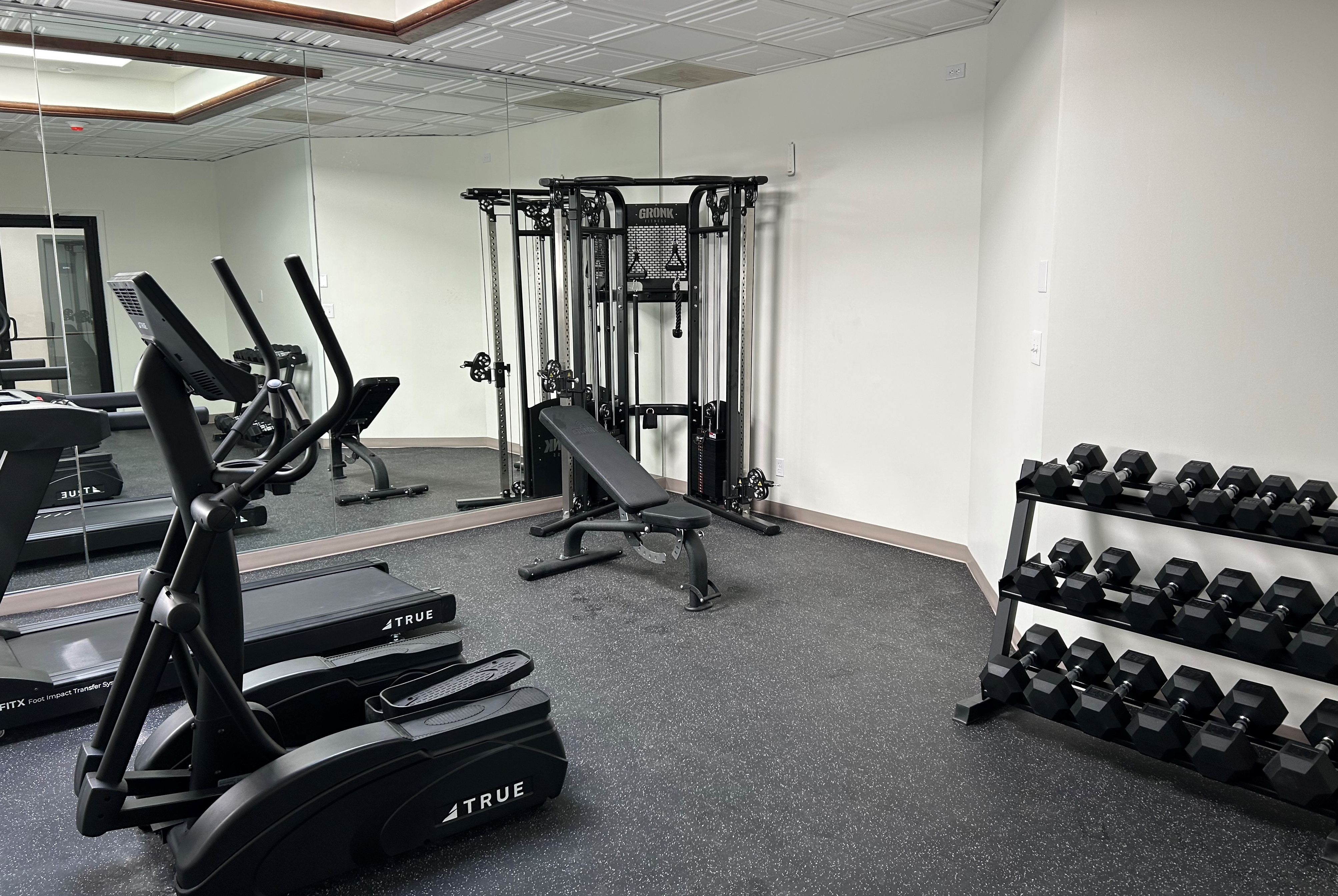 Fitness room at Ramada by Wyndham Cobleskill in Cobleskill, New York