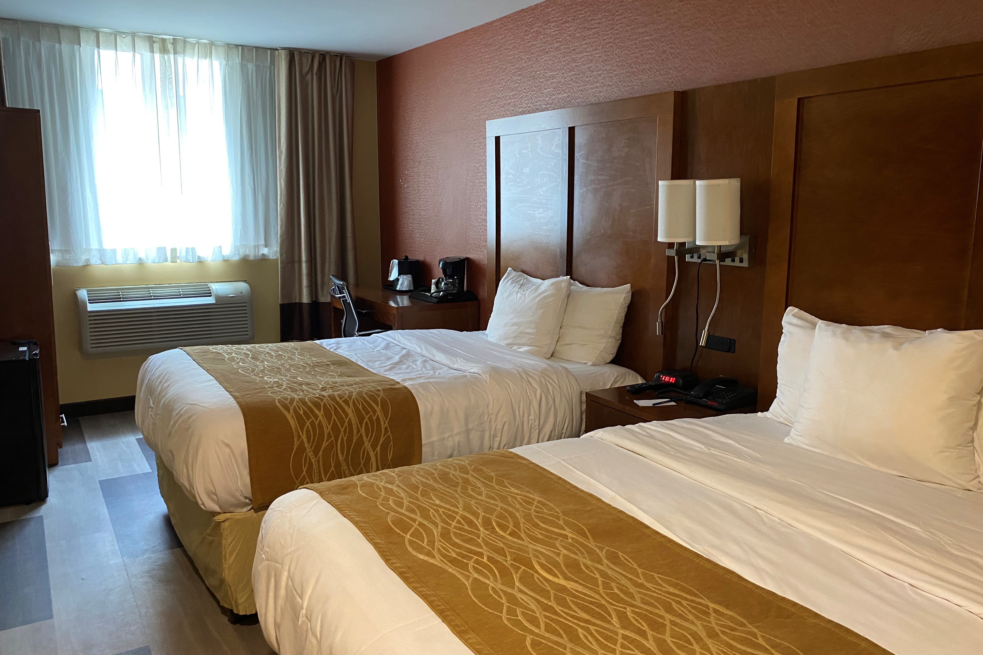 Guest room at the Ramada by Wyndham New York Times Square West in New York, New York