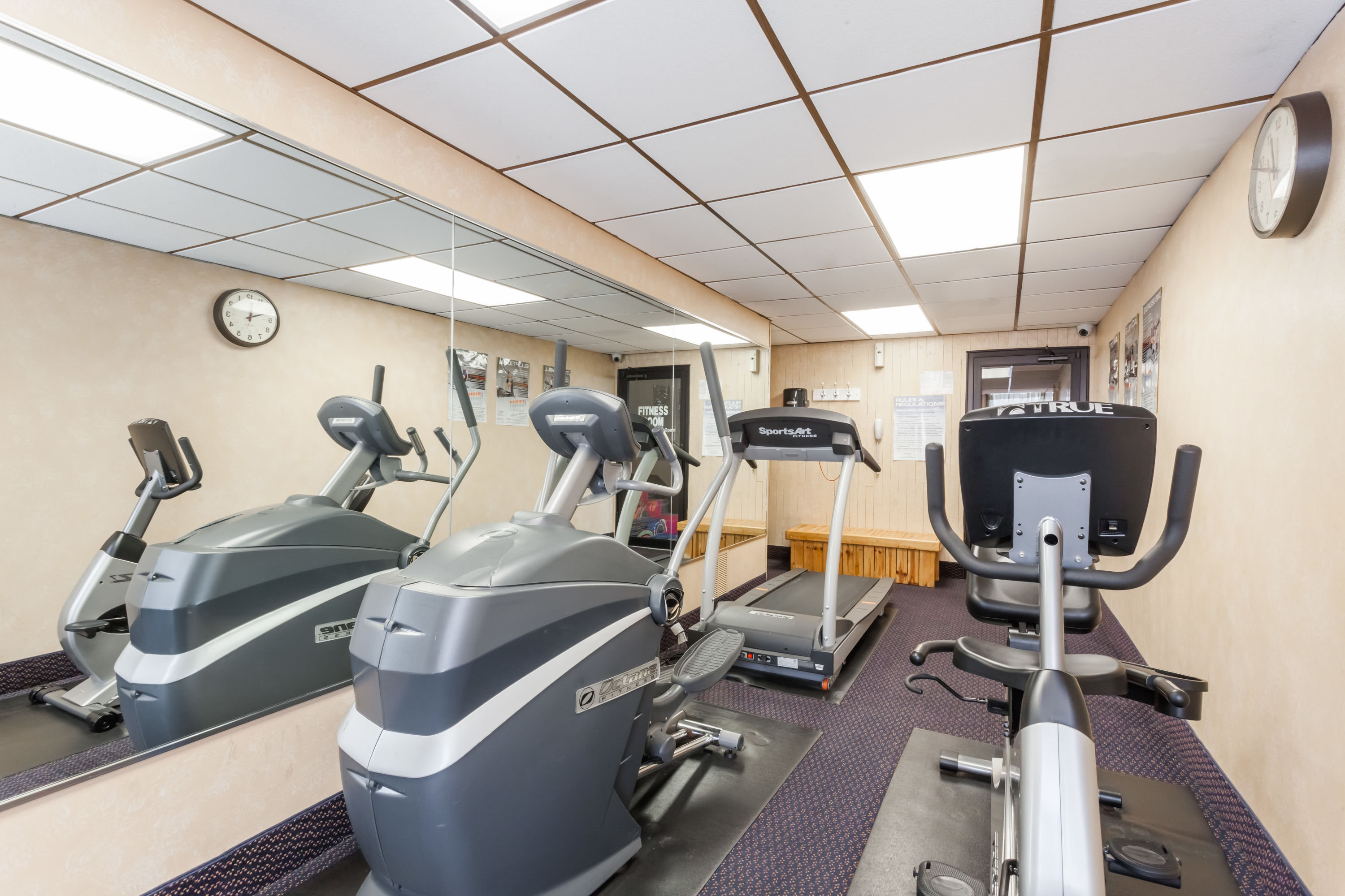 Fitness room at Ramada by Wyndham Newburgh/West Point in Newburgh, New York