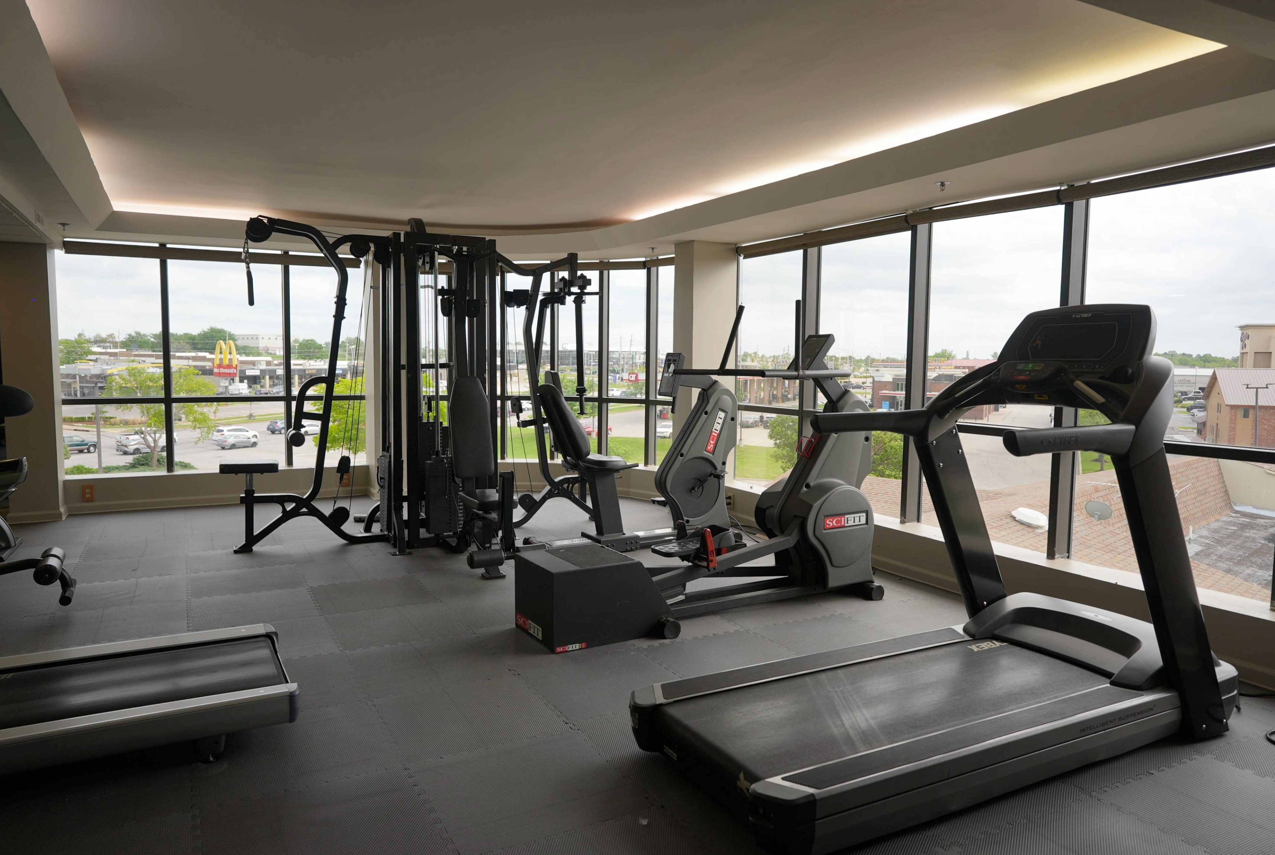 Fitness room at Ramada by Wyndham Tulsa/Broken Arrow in Broken Arrow, Oklahoma