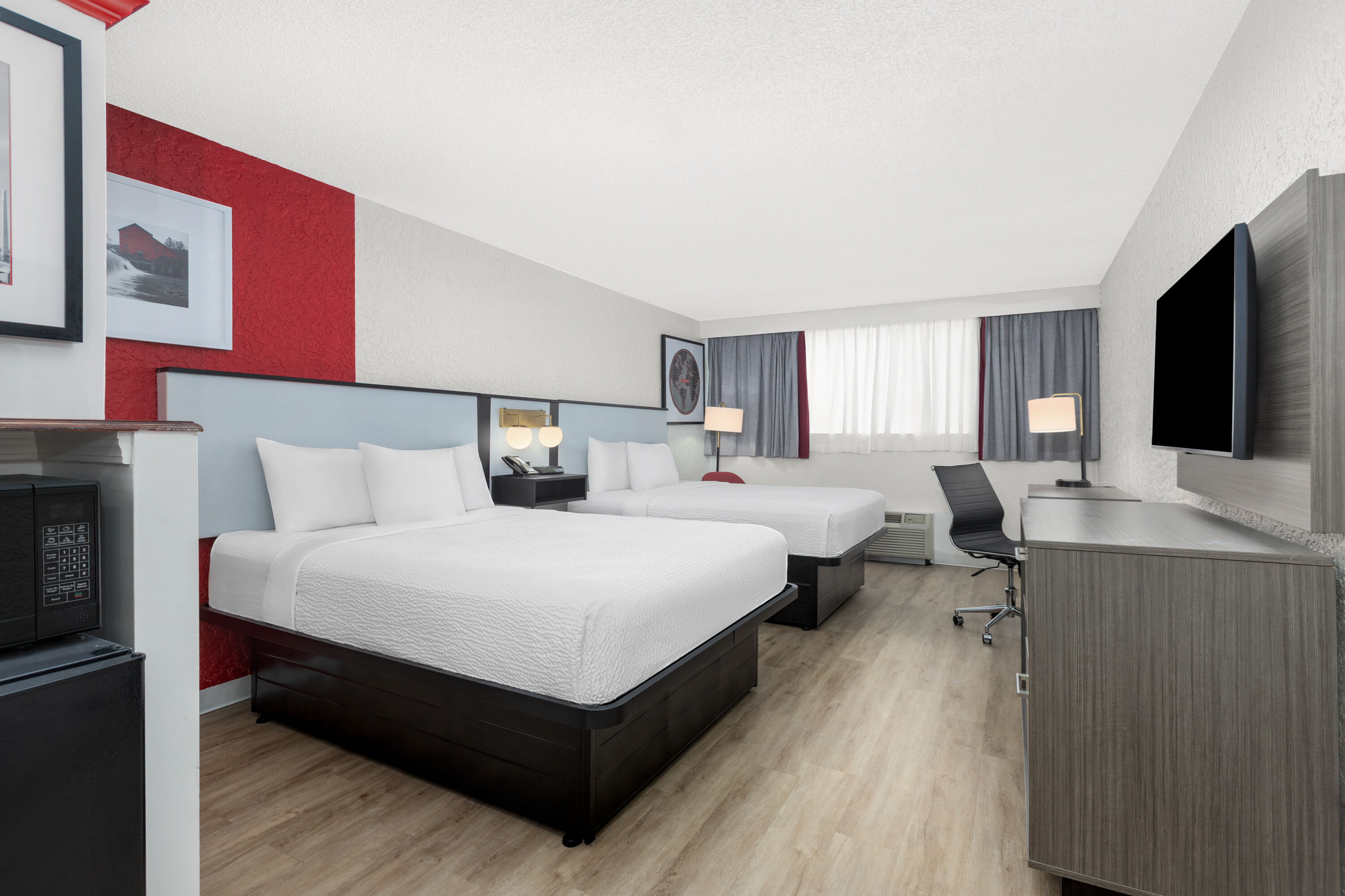 Guest room at the Ramada by Wyndham Tulsa/Broken Arrow in Broken Arrow, Oklahoma