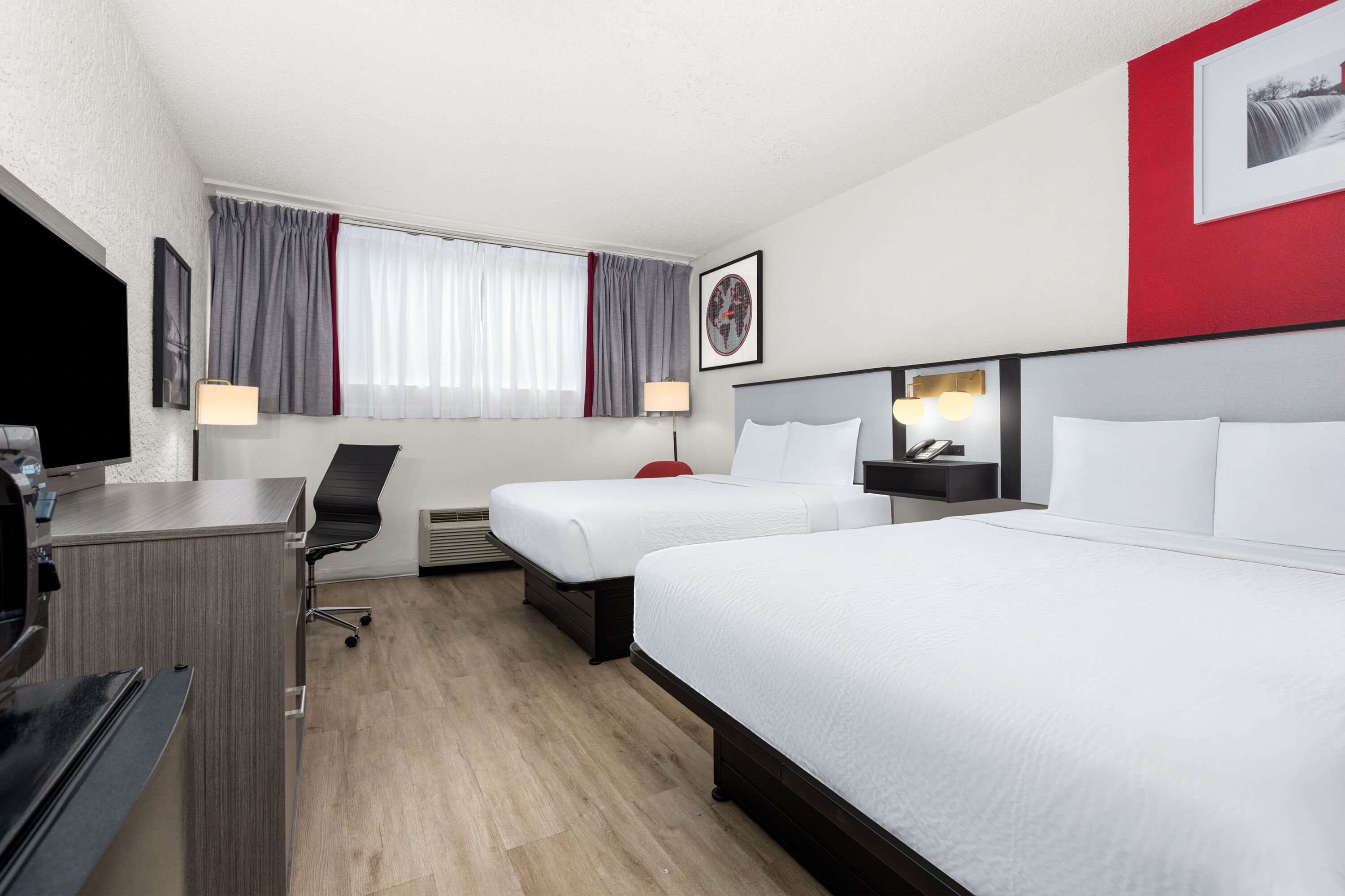 Guest room at the Ramada by Wyndham Tulsa/Broken Arrow in Broken Arrow, Oklahoma