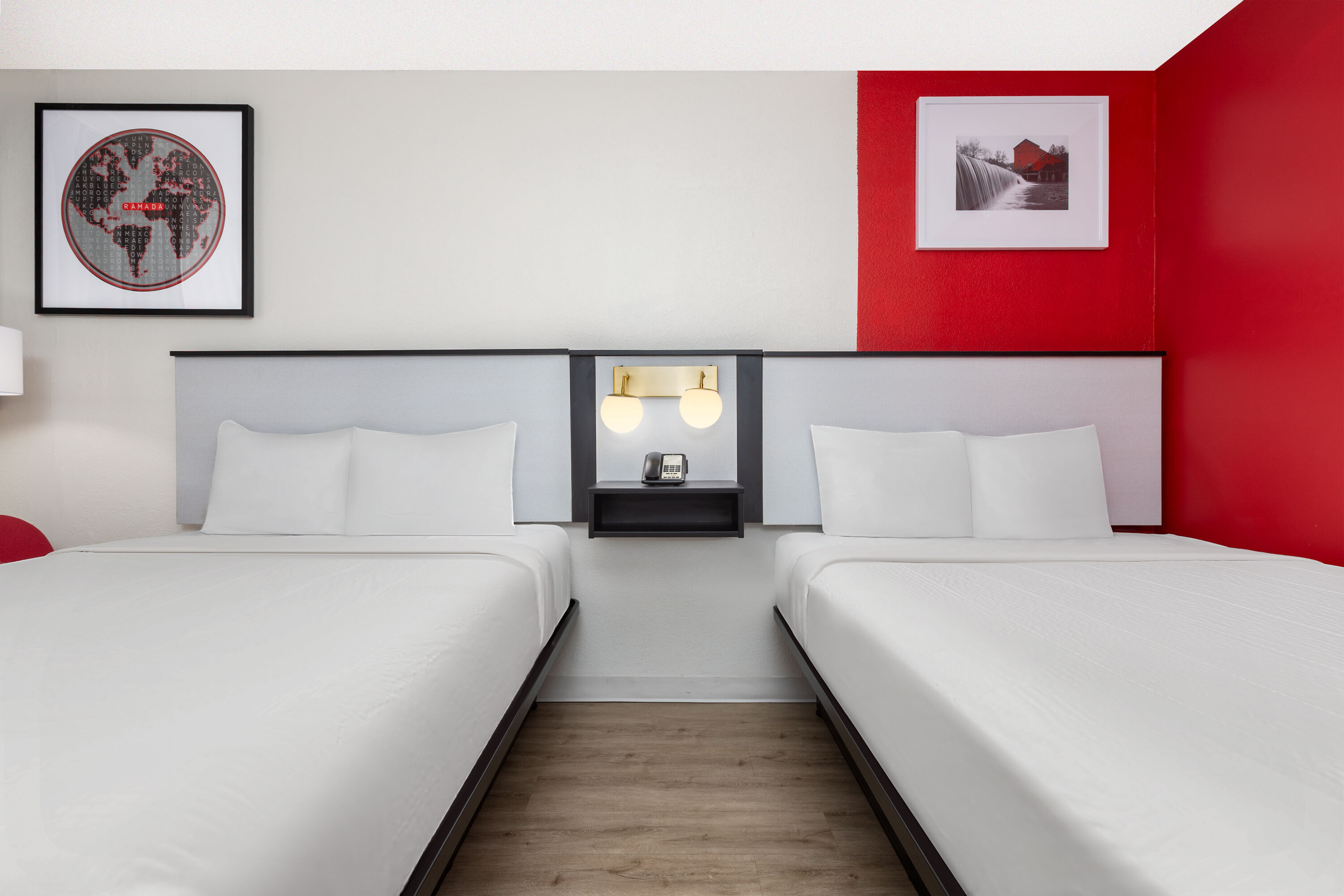 Guest room at the Ramada by Wyndham Tulsa/Broken Arrow in Broken Arrow, Oklahoma