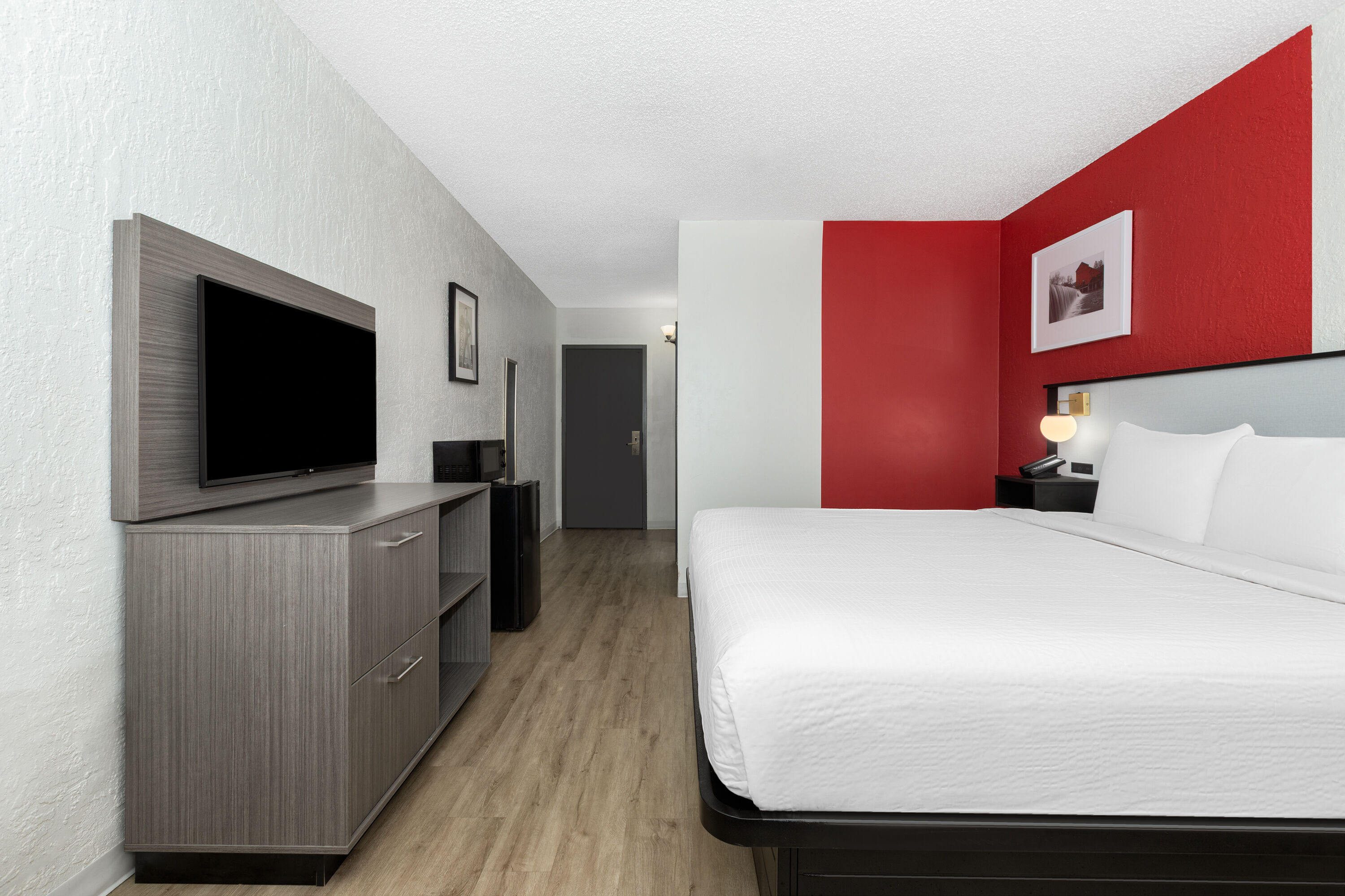 Guest room at the Ramada by Wyndham Tulsa/Broken Arrow in Broken Arrow, Oklahoma