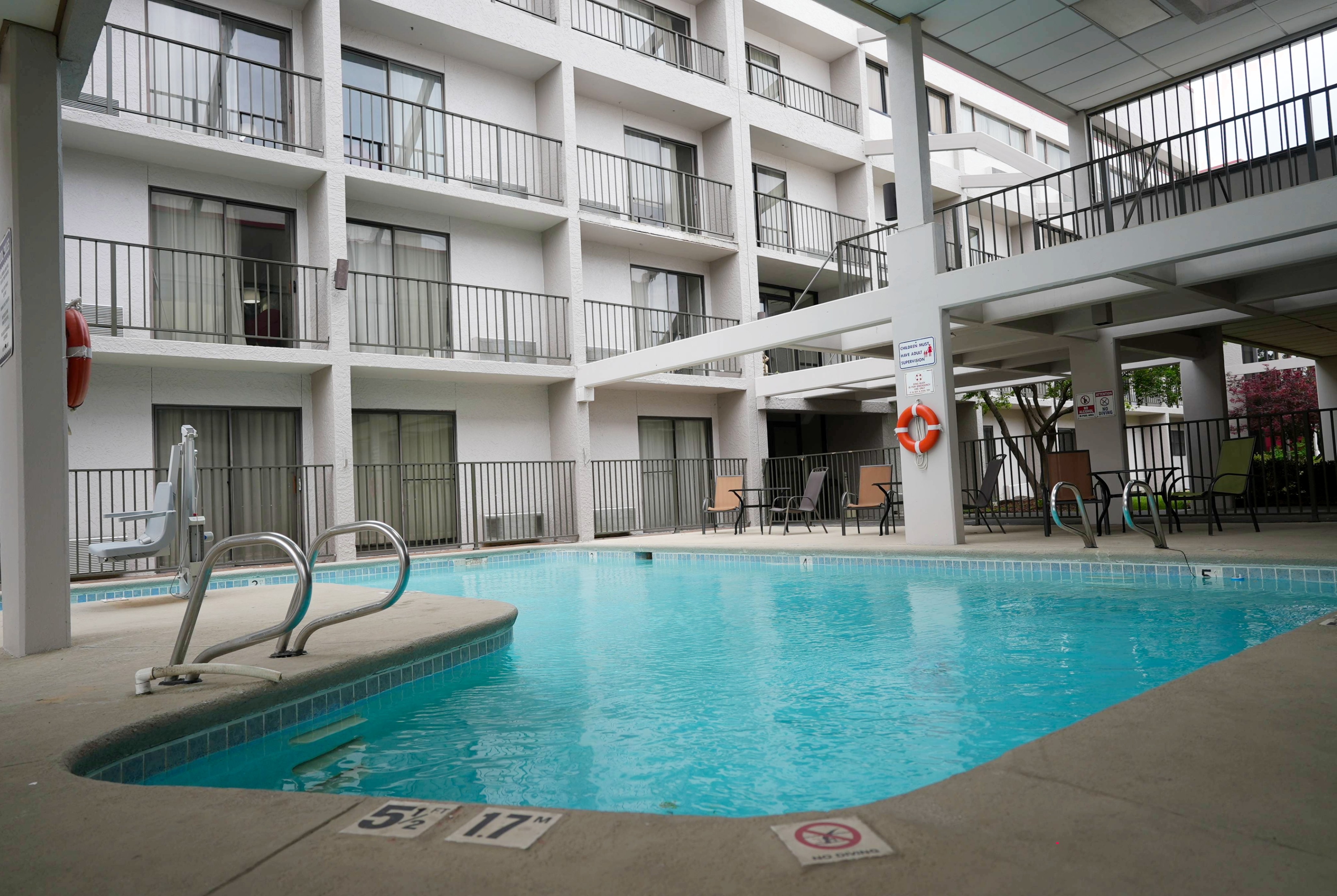 Indoor pool at the Ramada by Wyndham Tulsa/Broken Arrow in Broken Arrow, Oklahoma