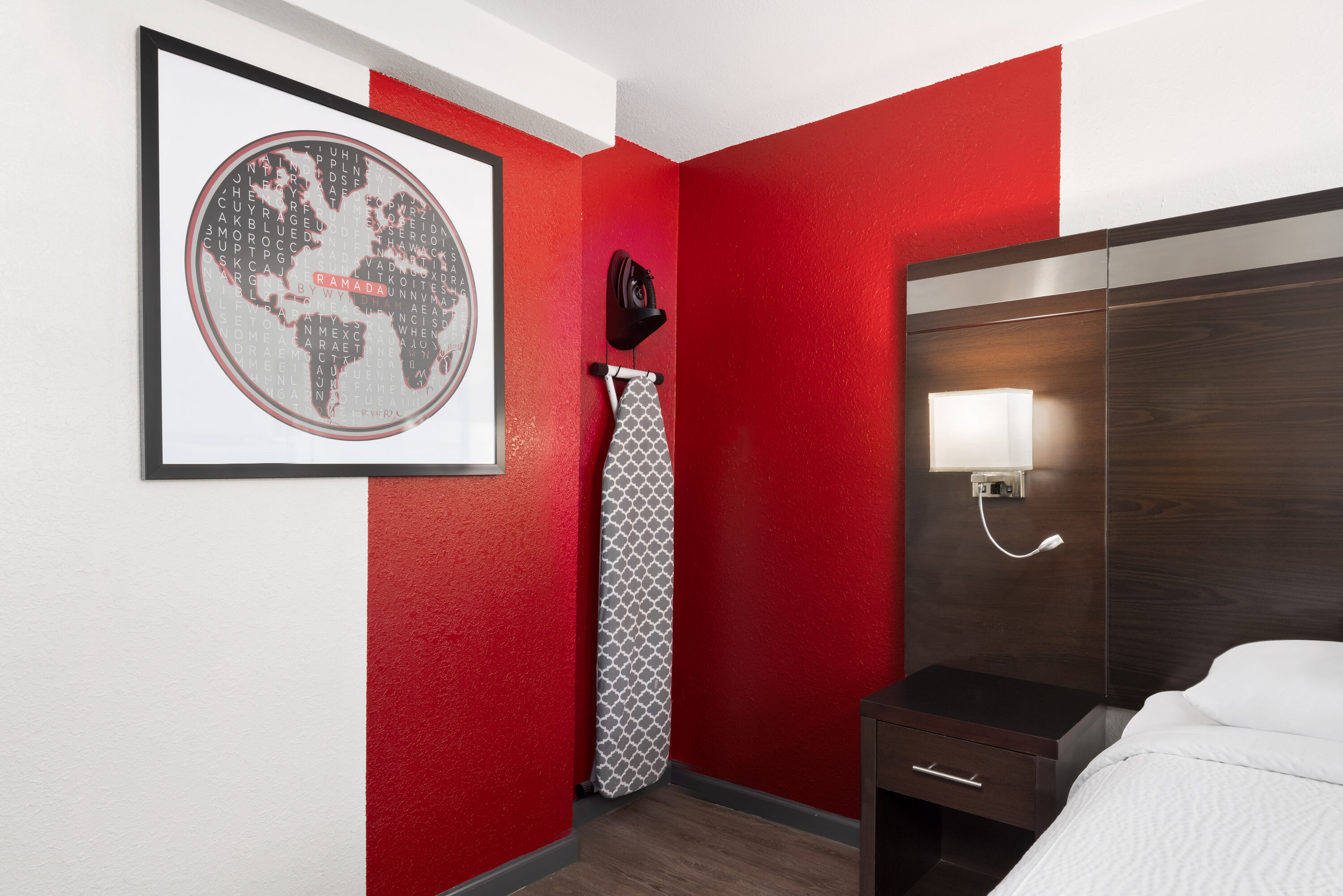 Guest room at the Ramada by Wyndham Medford Airport North in Medford, Oregon