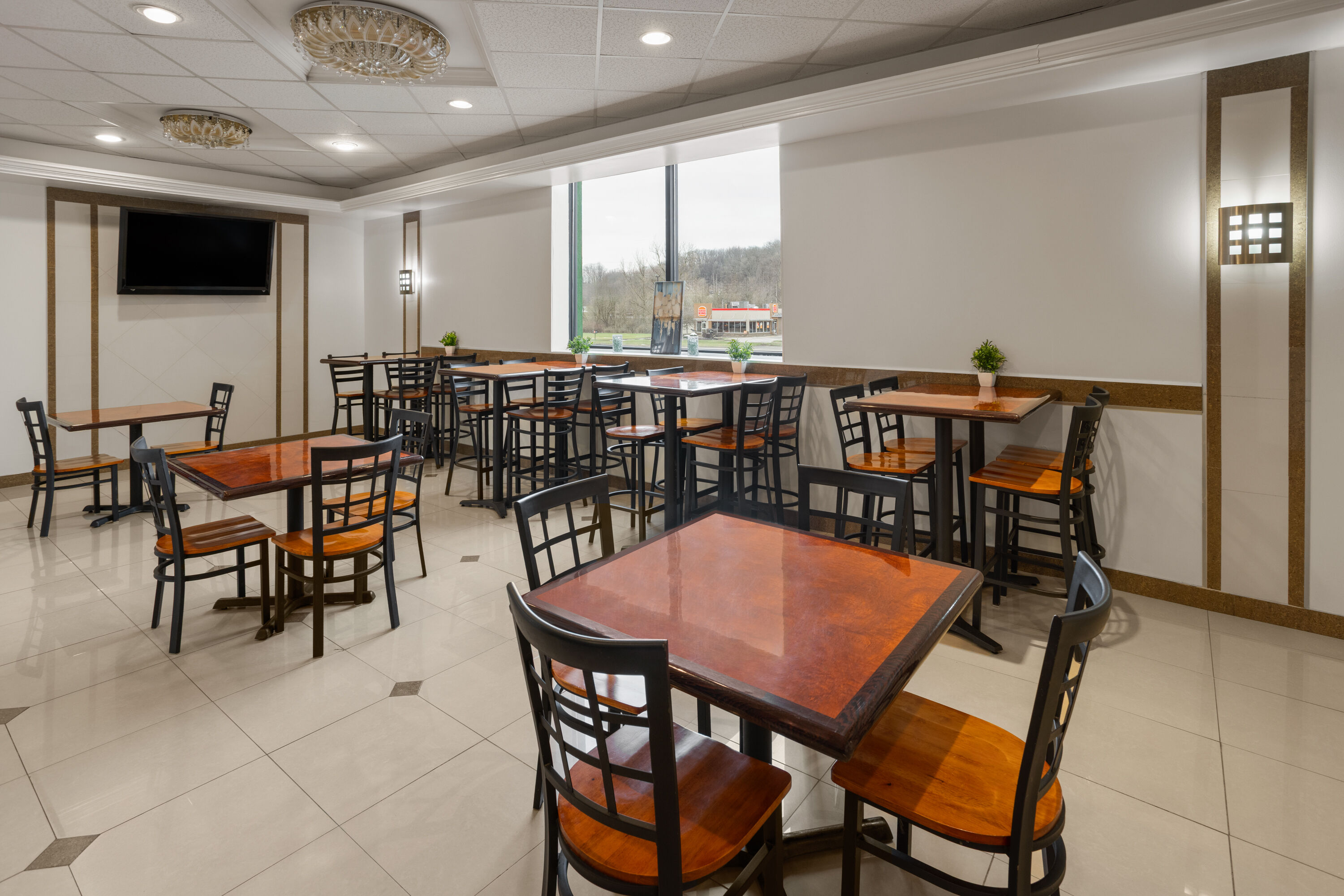 Free breakfast at Ramada by Wyndham Butler/Tesla Biohealing Resort in Butler, Pennsylvania