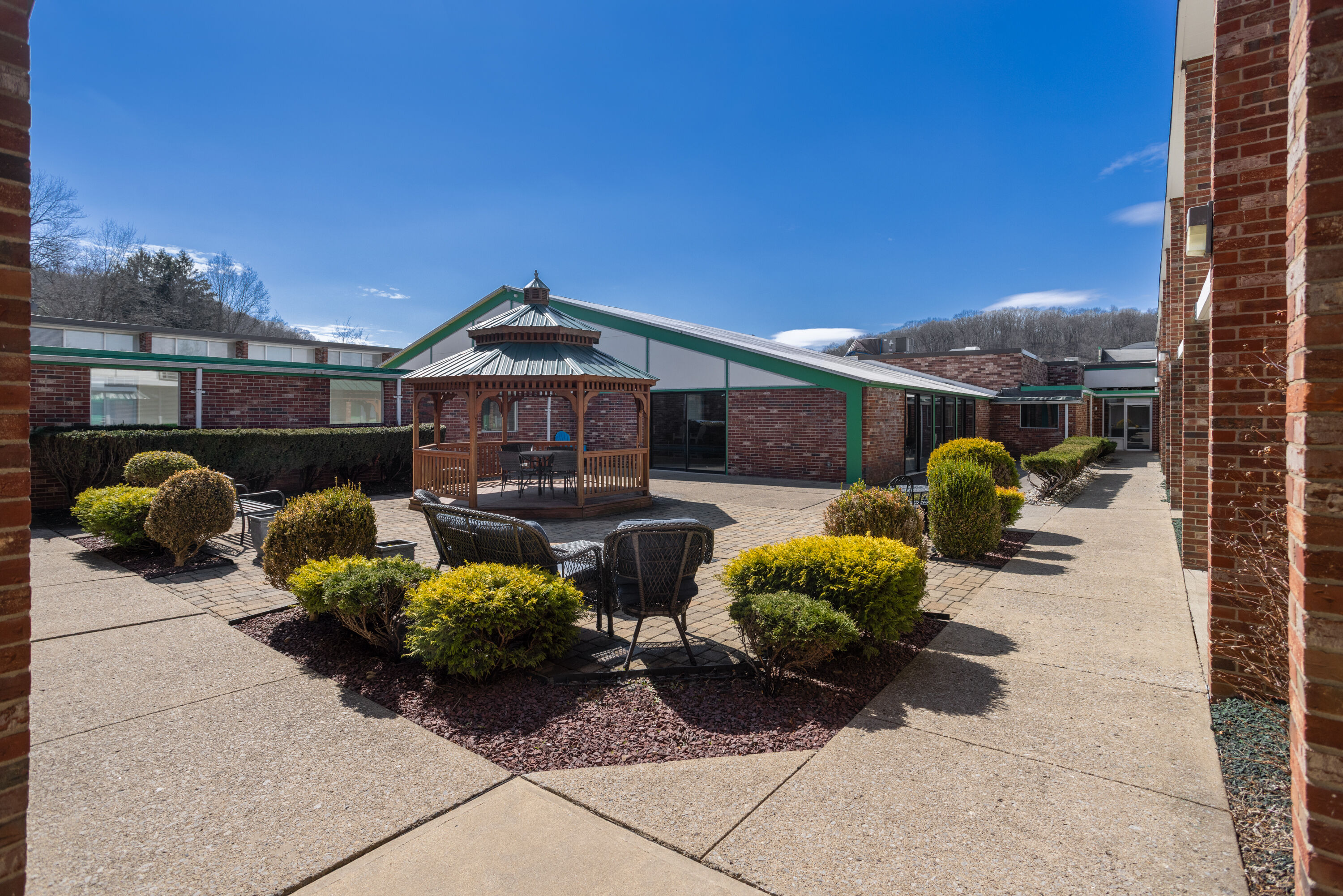 Courtyard at Ramada by Wyndham Butler/Tesla Biohealing Resort in Butler, Pennsylvania