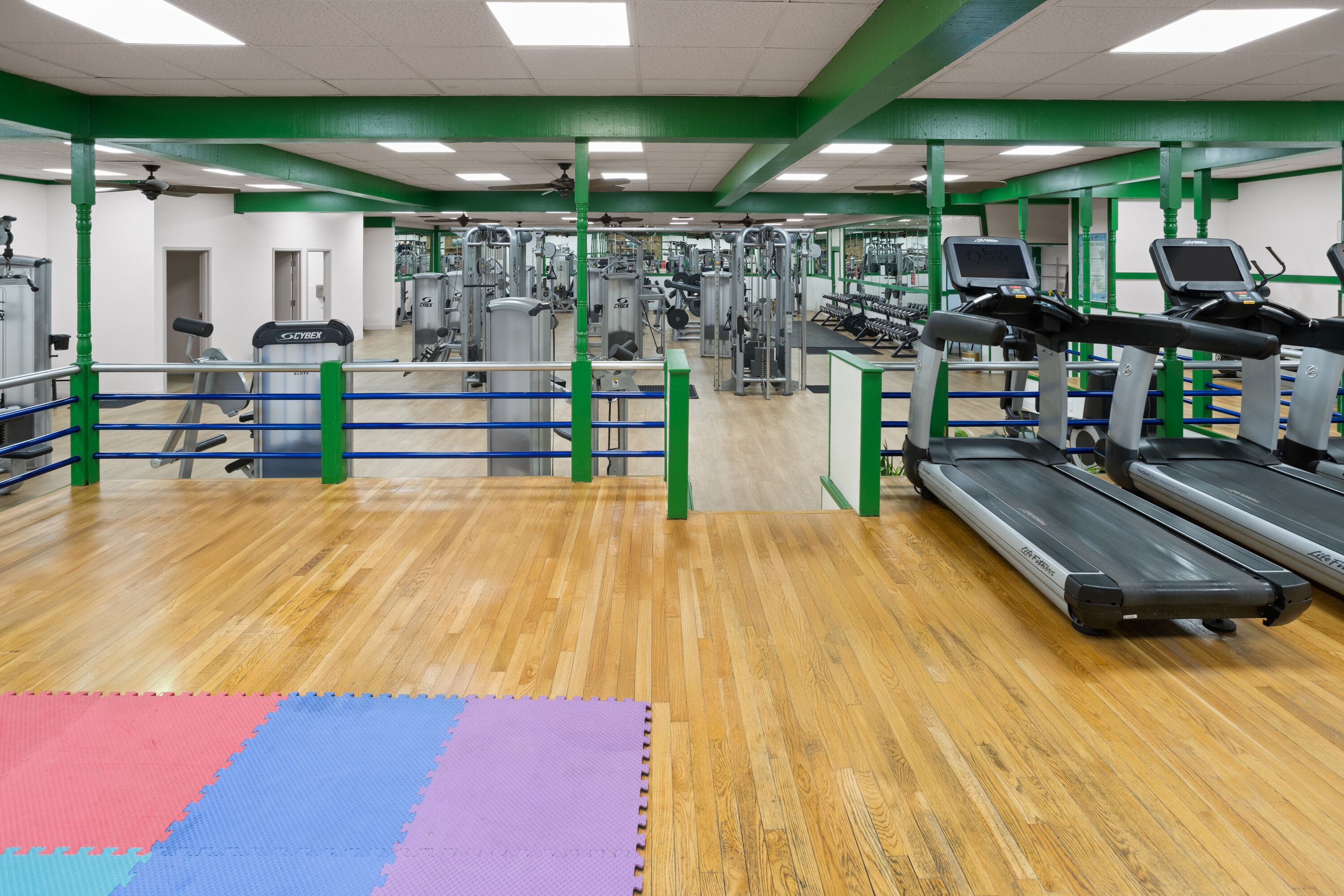 Fitness room at Ramada by Wyndham Butler/Tesla Biohealing Resort in Butler, Pennsylvania