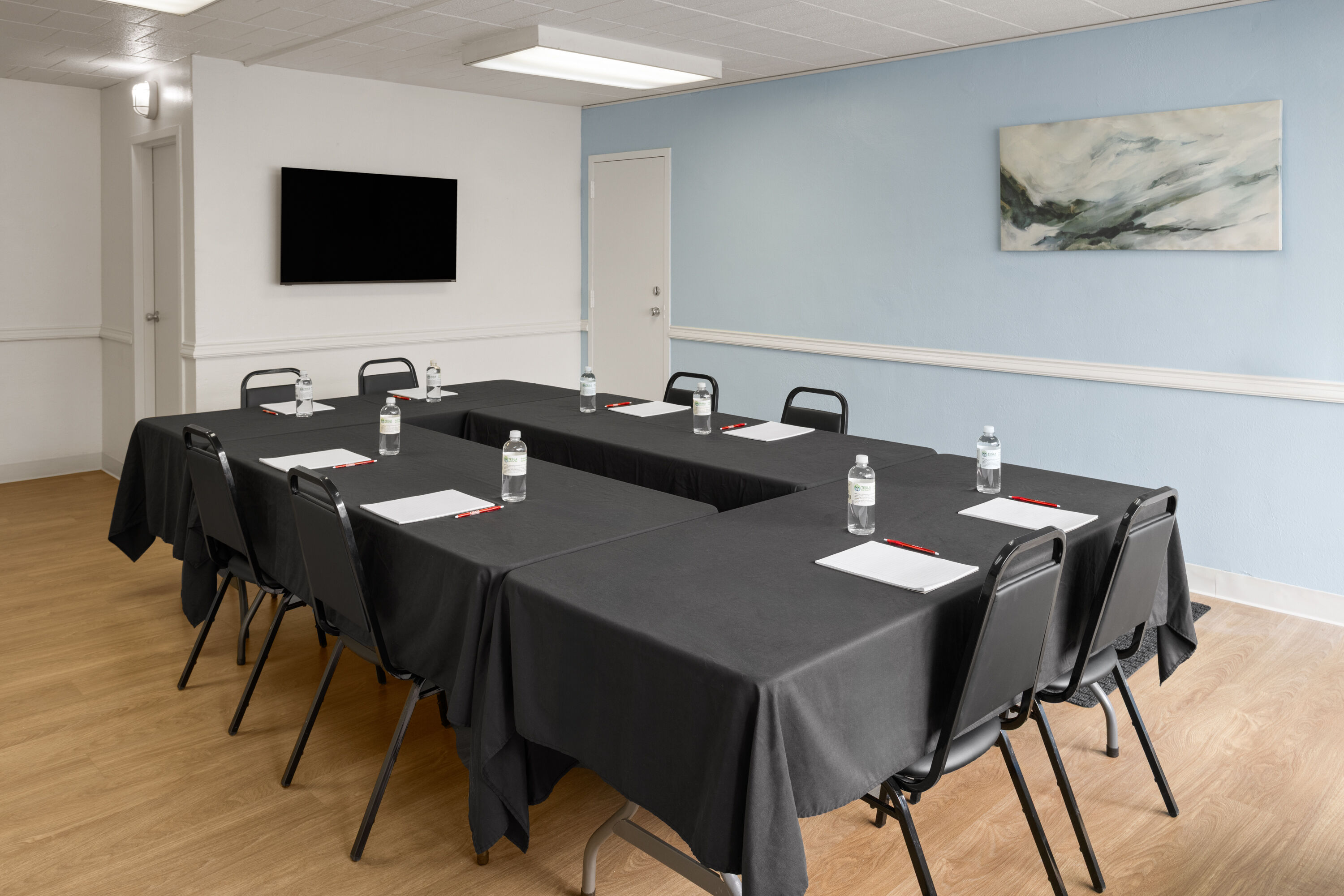 Meeting room at Ramada by Wyndham Butler/Tesla Biohealing Resort in Butler, Pennsylvania