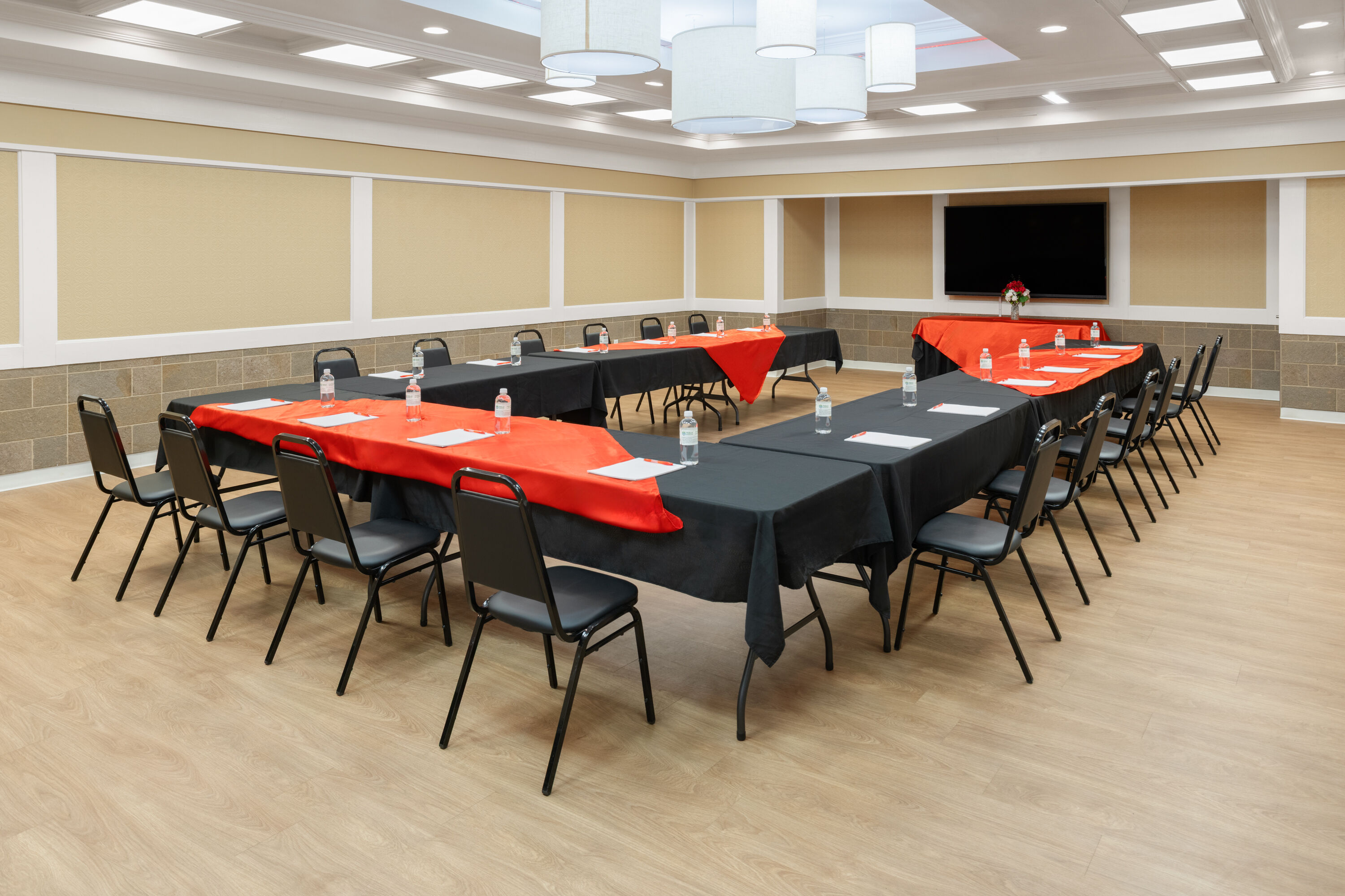Meeting room at Ramada by Wyndham Butler/Tesla Biohealing Resort in Butler, Pennsylvania