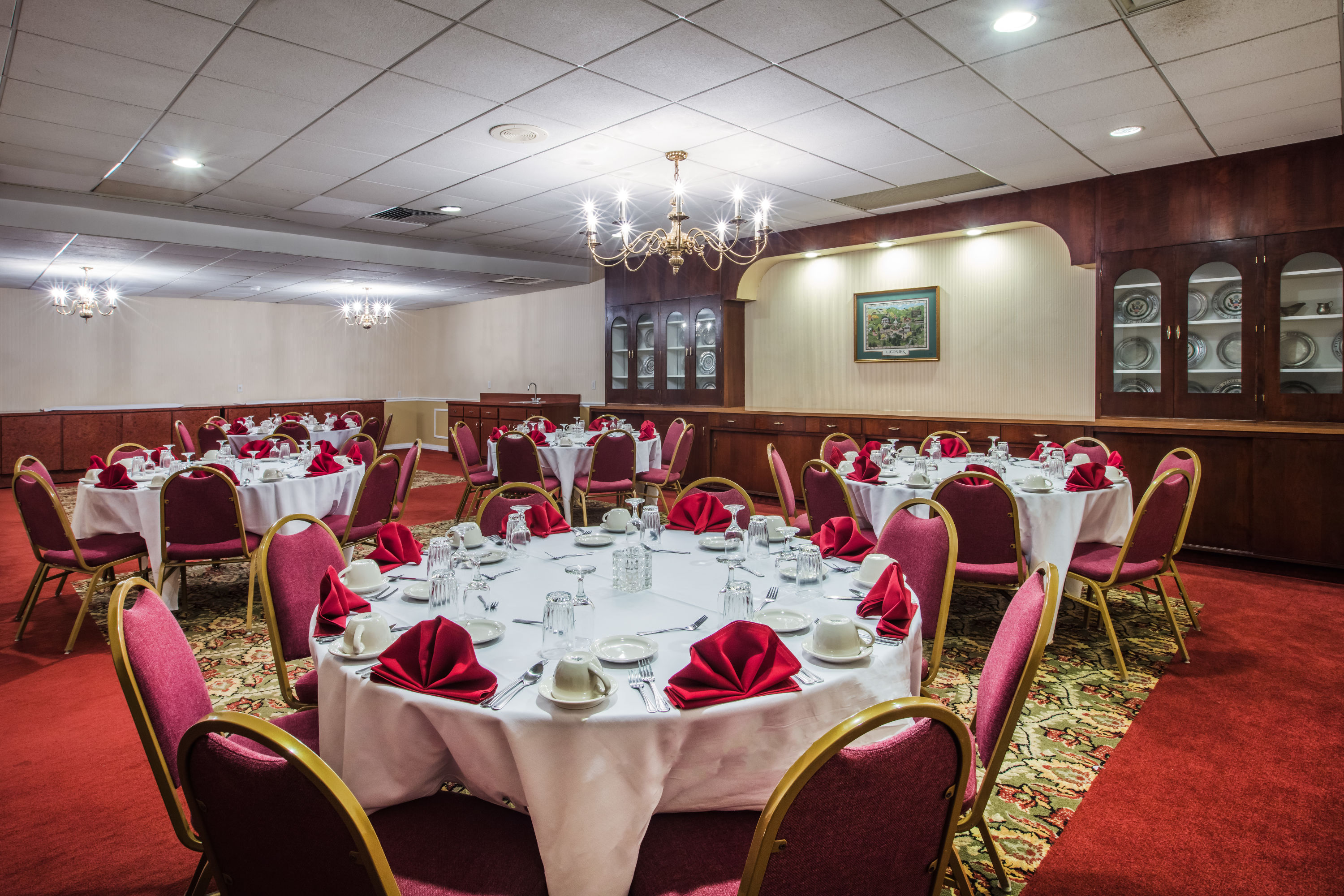 Ramada by Wyndham Ligonier ballroom in Ligonier, Pennsylvania
