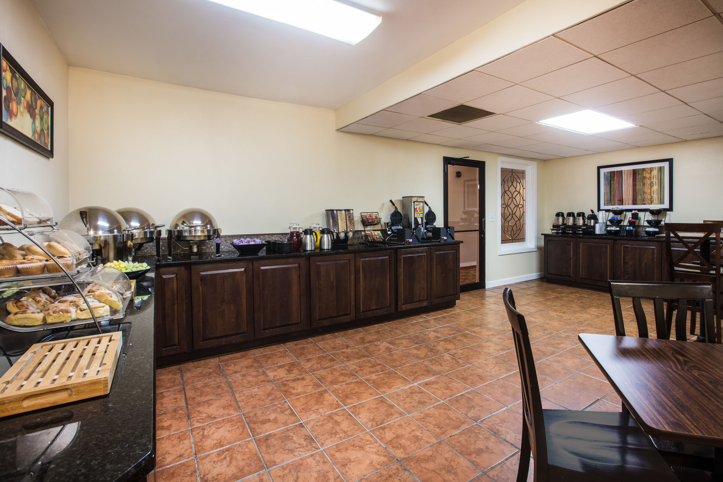 Free breakfast at Ramada by Wyndham Ligonier in Ligonier, Pennsylvania