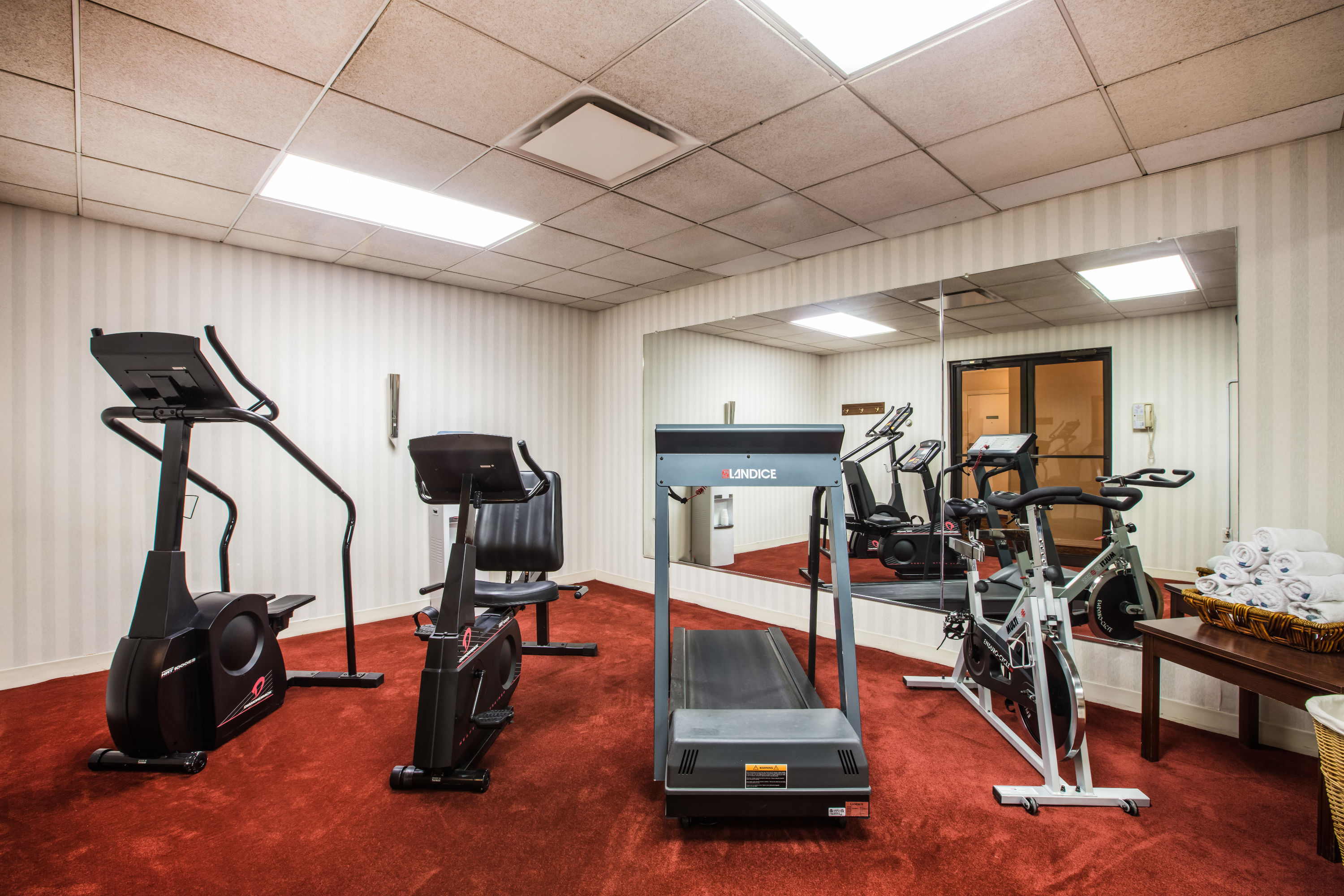 Fitness room at Ramada by Wyndham Ligonier in Ligonier, Pennsylvania