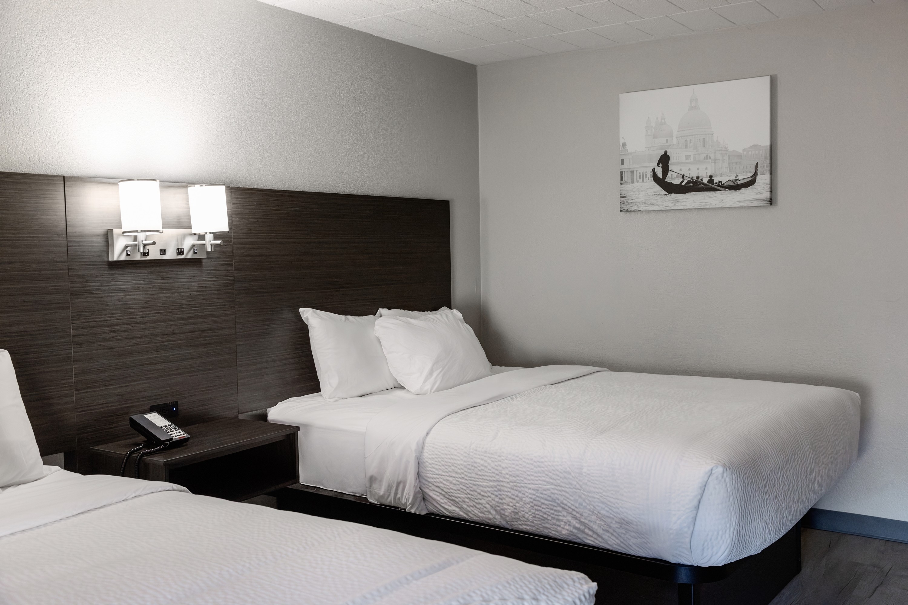 Guest room at the Ramada by Wyndham New Kensington in New Kensington, Pennsylvania