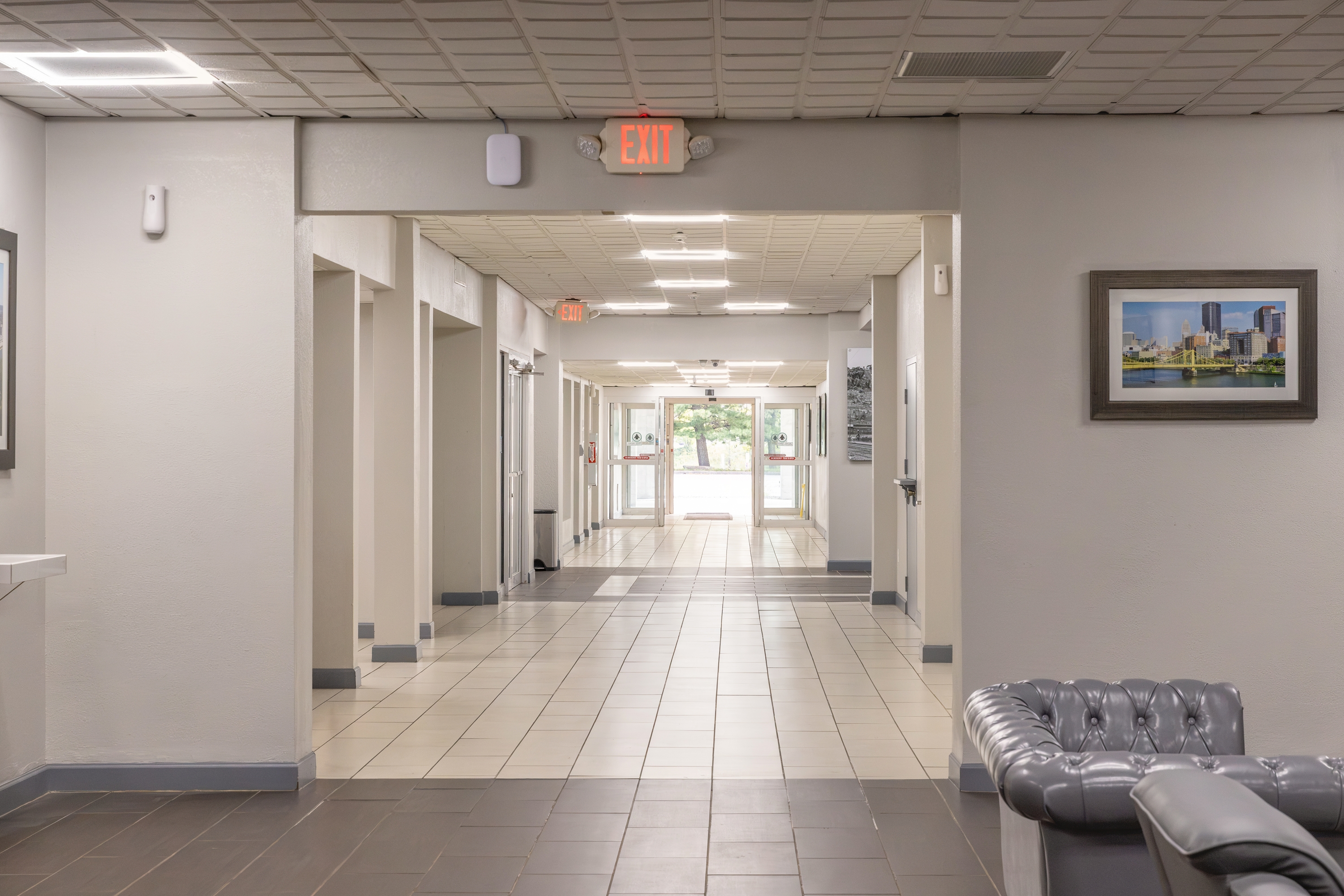 Ramada by Wyndham New Kensington lobby atrium in New Kensington, Pennsylvania
