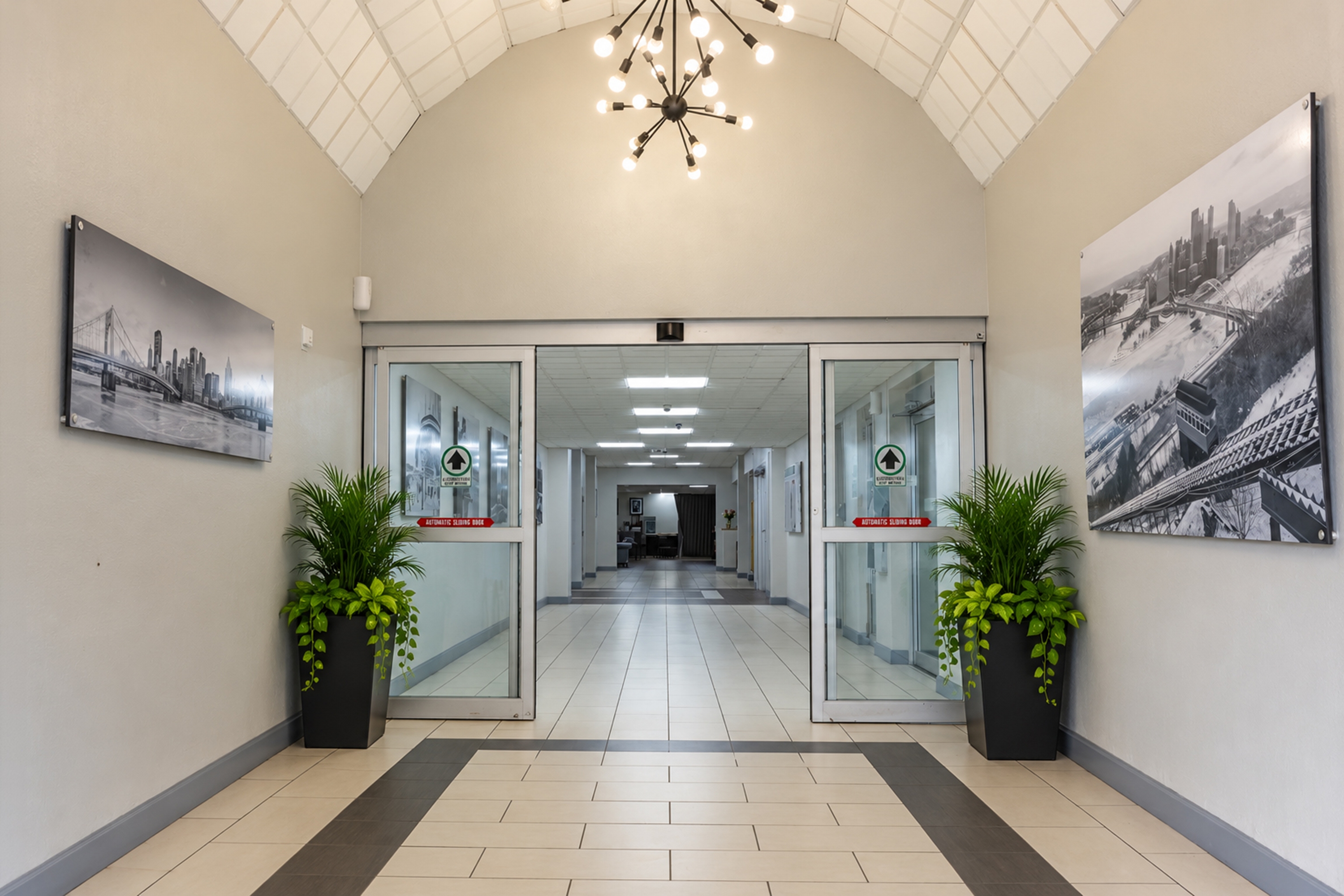 Ramada by Wyndham New Kensington lobby atrium in New Kensington, Pennsylvania