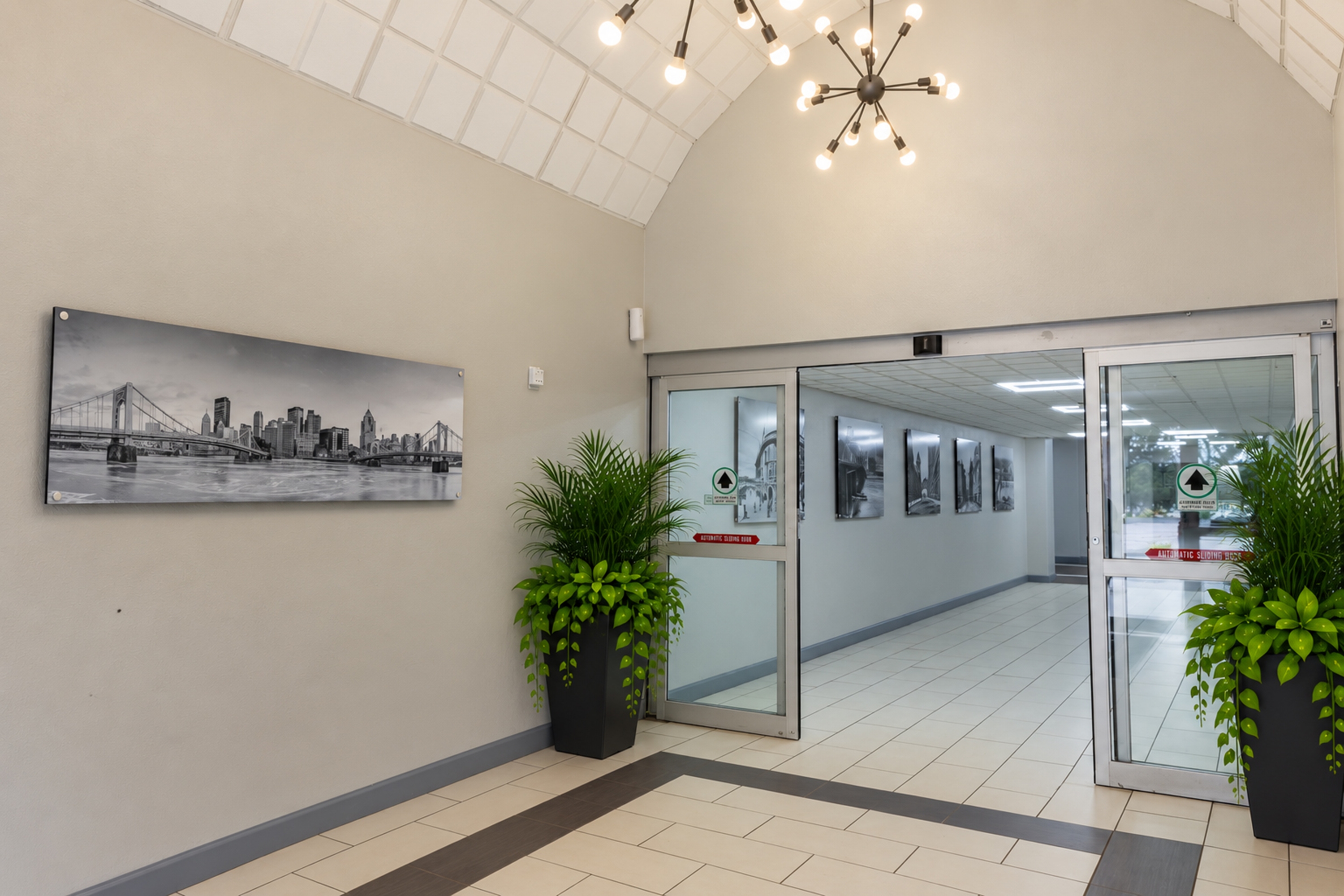 Ramada by Wyndham New Kensington lobby atrium in New Kensington, Pennsylvania