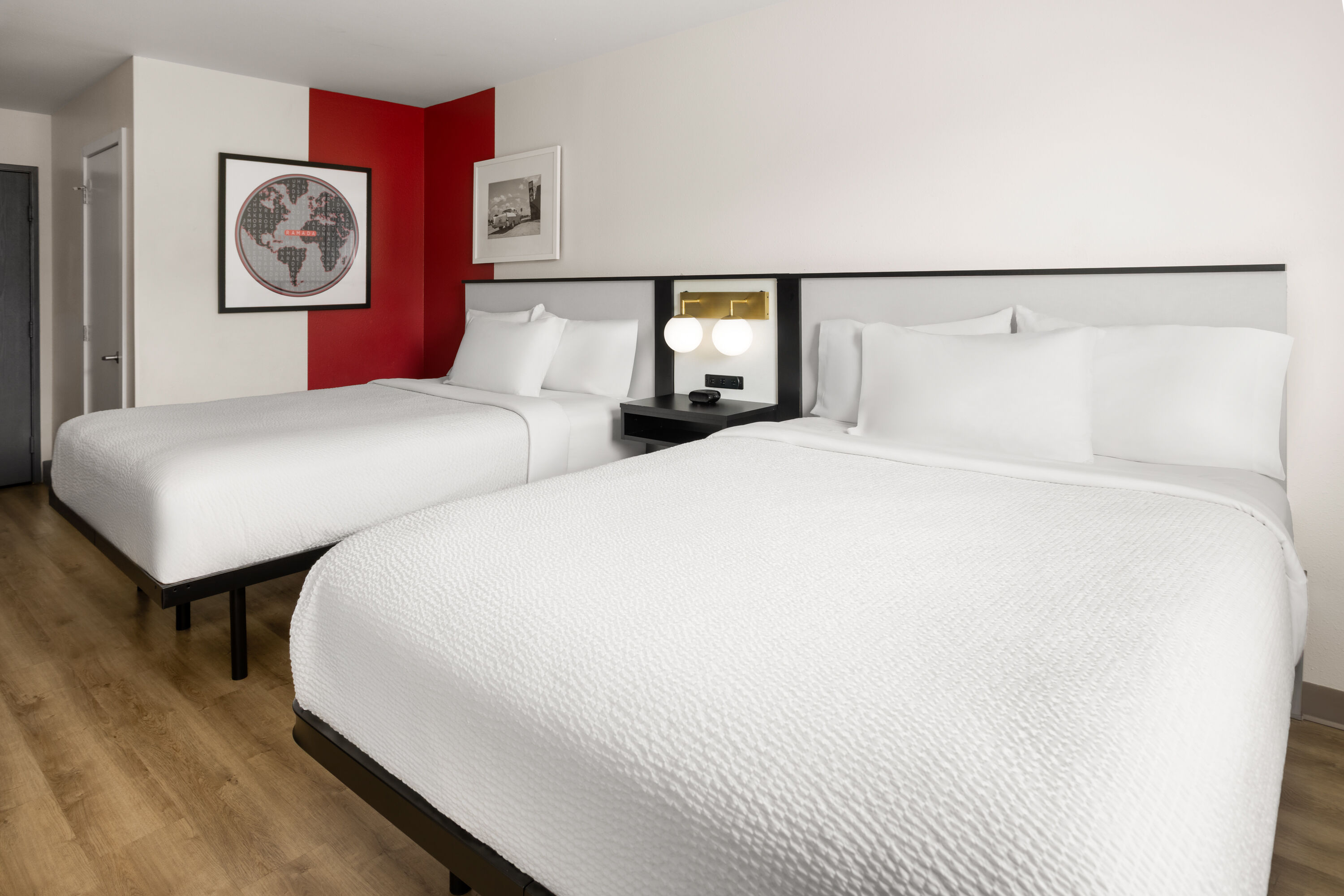 Guest room at the Ramada by Wyndham York Harrisburg Hershey in York, Pennsylvania