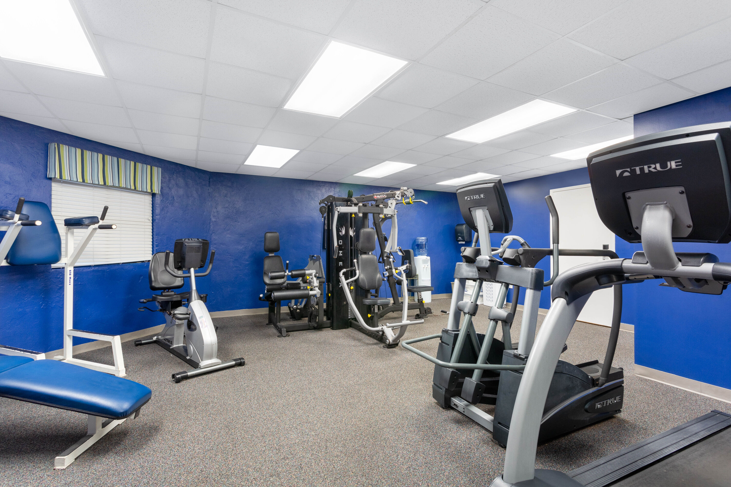 Fitness room at Ocean Club Resort Myrtle Beach a Ramada by Wyndham in North Myrtle Beach, South Carolina