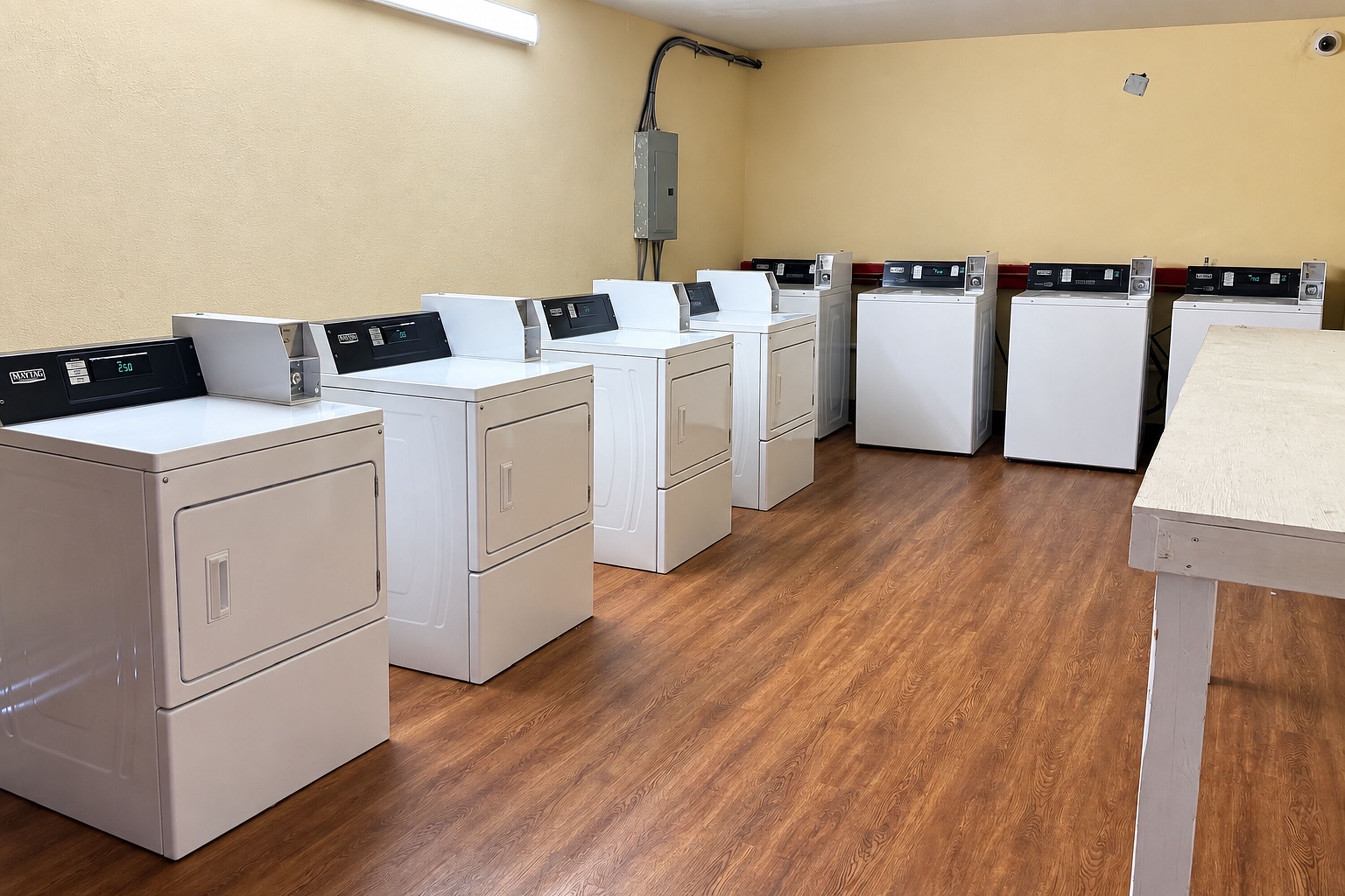 Laundry facilities at Ramada by Wyndham Santee I-95 in Santee, South Carolina