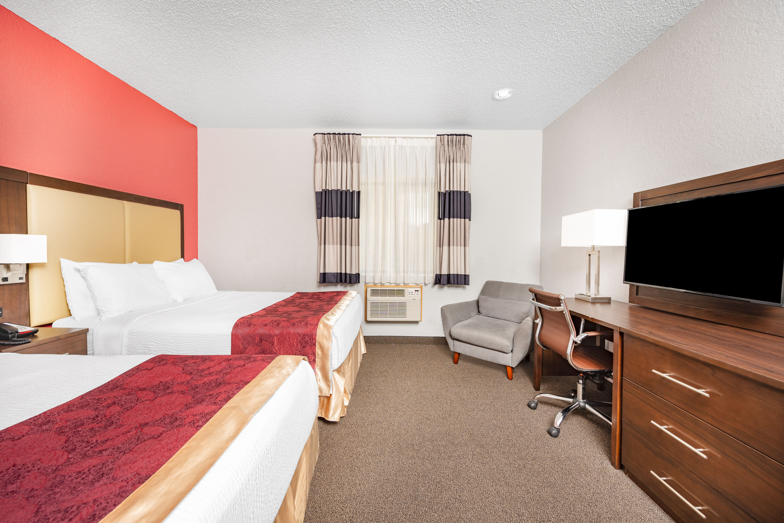 Guest room at the Ramada by Wyndham Keystone Near Mt Rushmore in Keystone, South Dakota