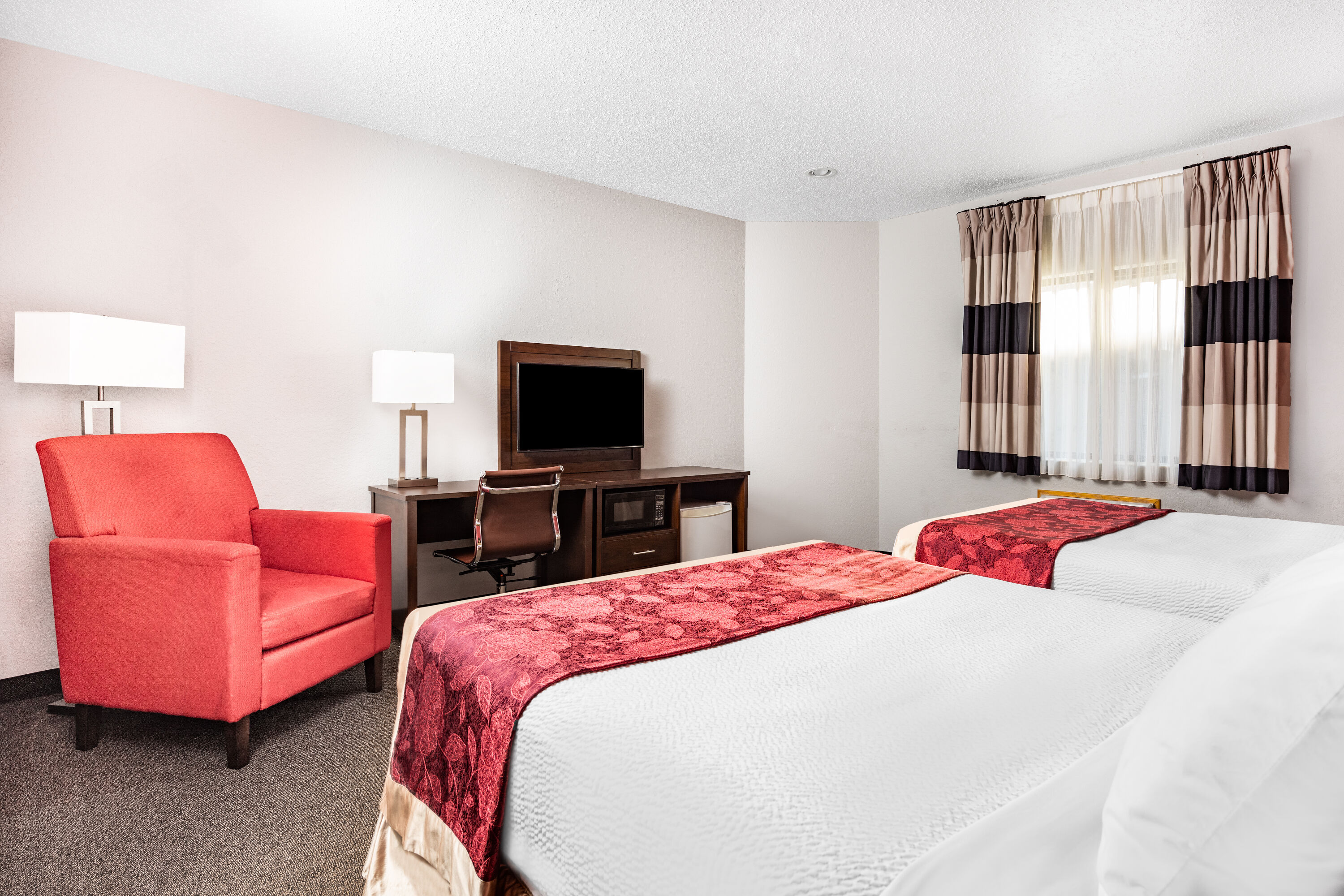 Guest room at the Ramada by Wyndham Keystone Near Mt Rushmore in Keystone, South Dakota