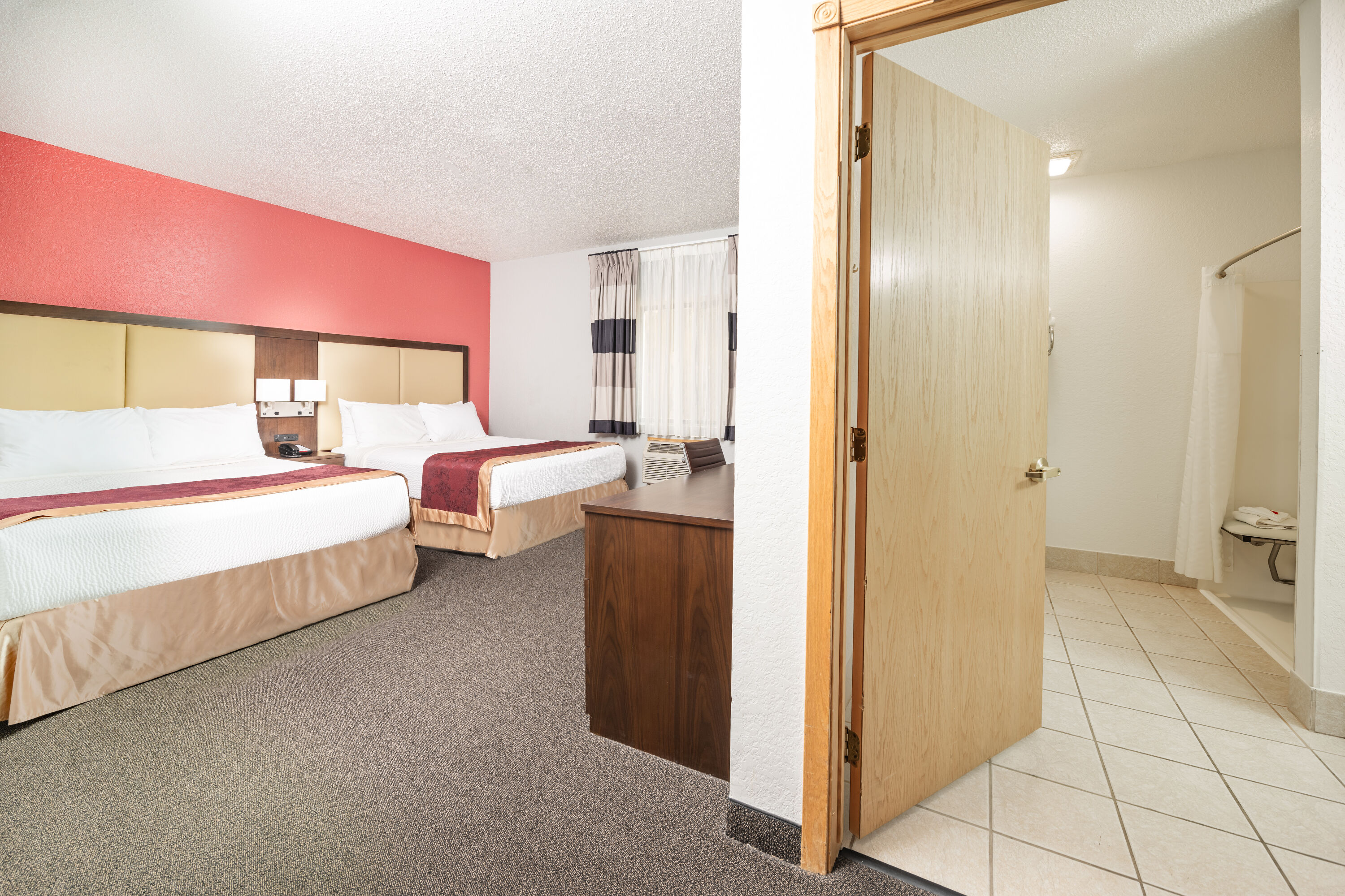 Guest room at the Ramada by Wyndham Keystone Near Mt Rushmore in Keystone, South Dakota