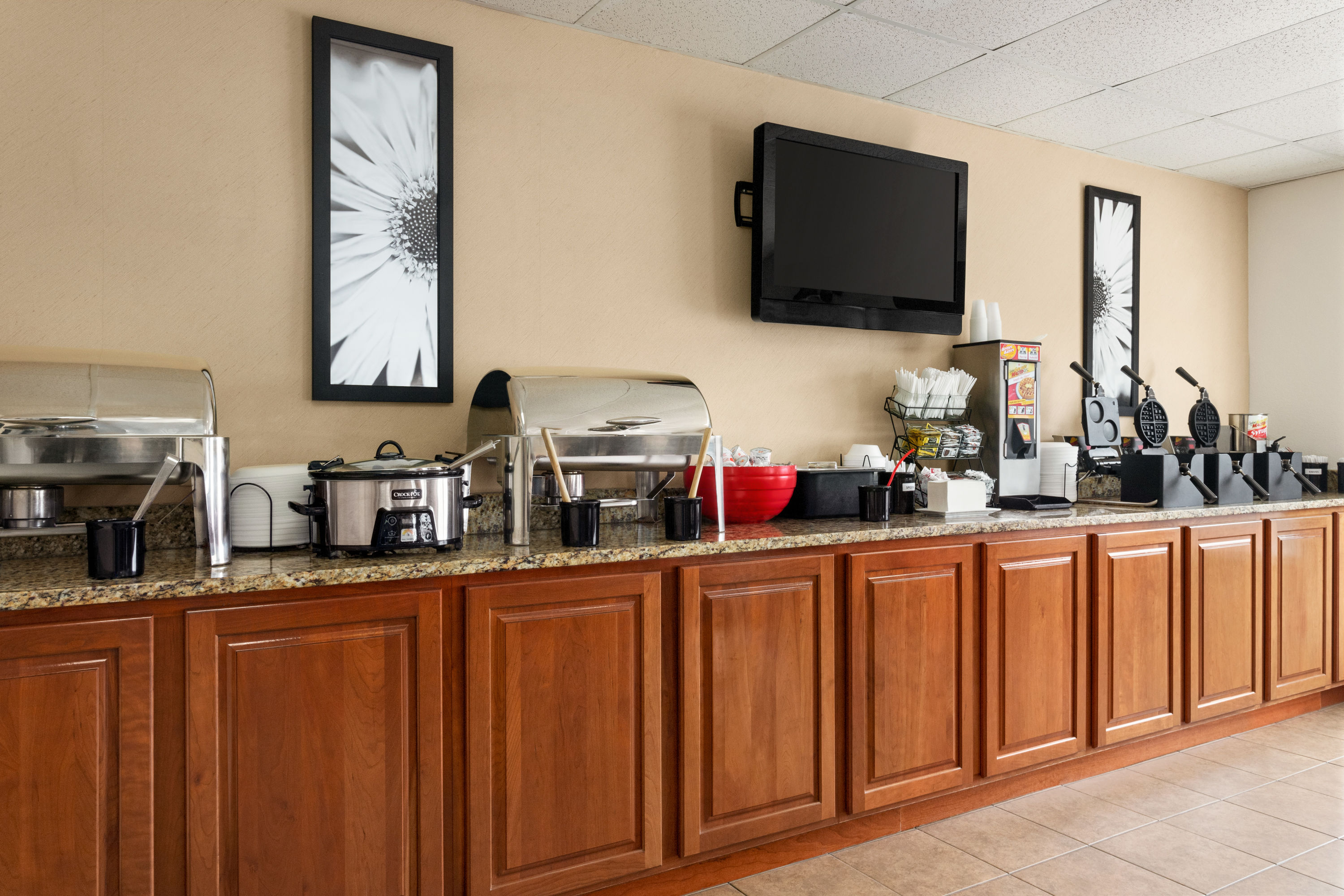 Free breakfast at Ramada by Wyndham Pigeon Forge North in Pigeon Forge, Tennessee