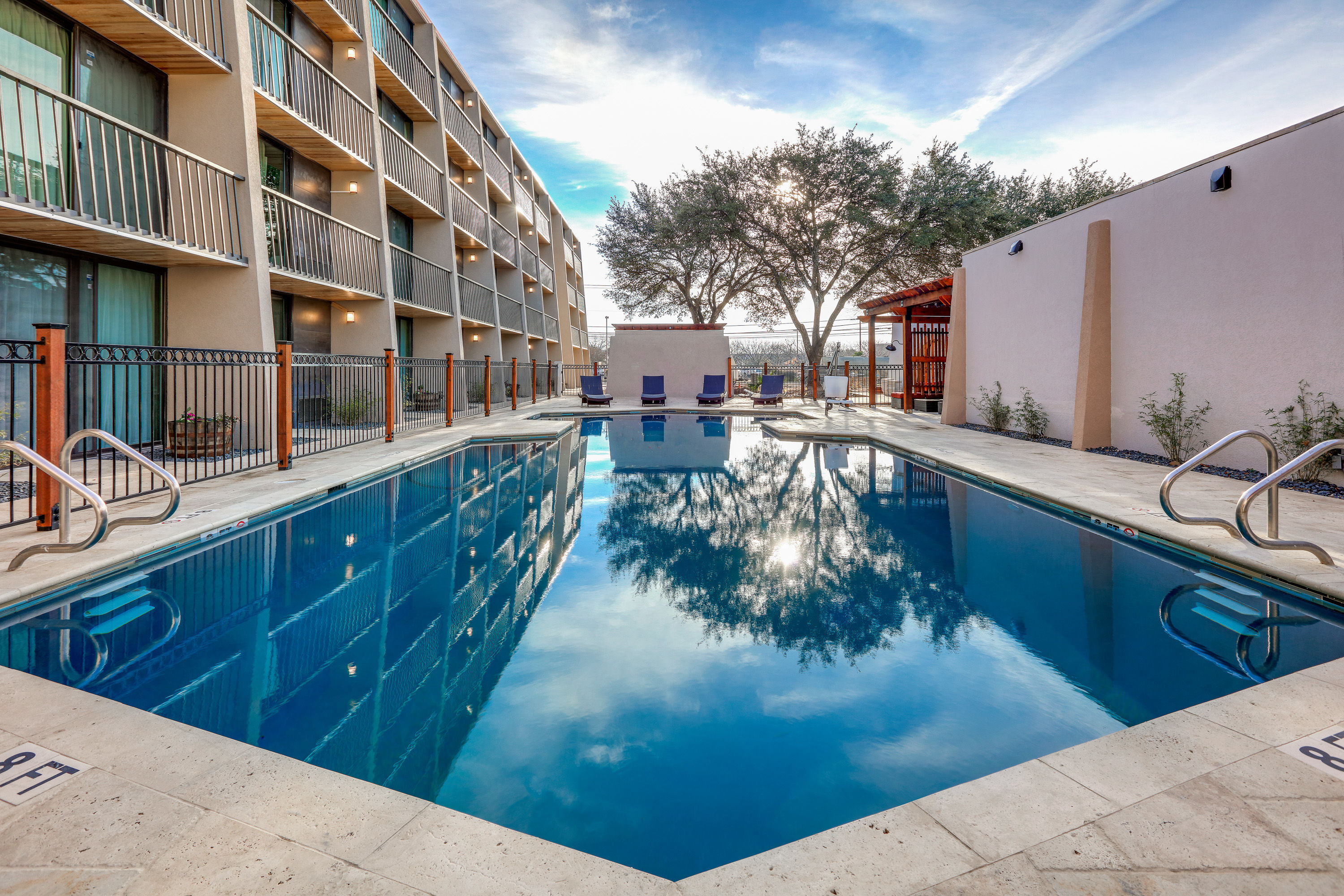 Pool at the Ramada by Wyndham Austin South in Austin, Texas