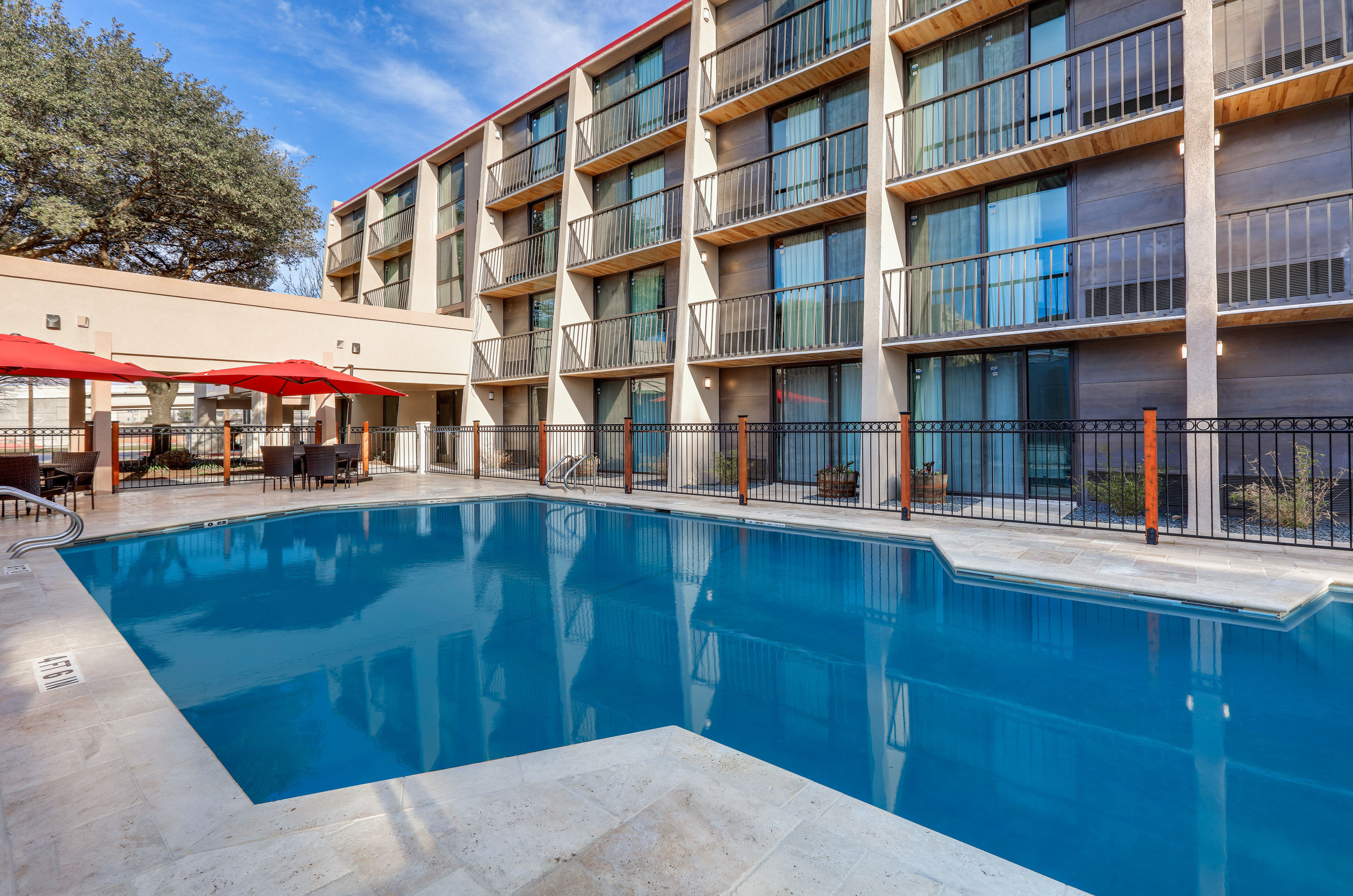 Pool at the Ramada by Wyndham Austin South in Austin, Texas