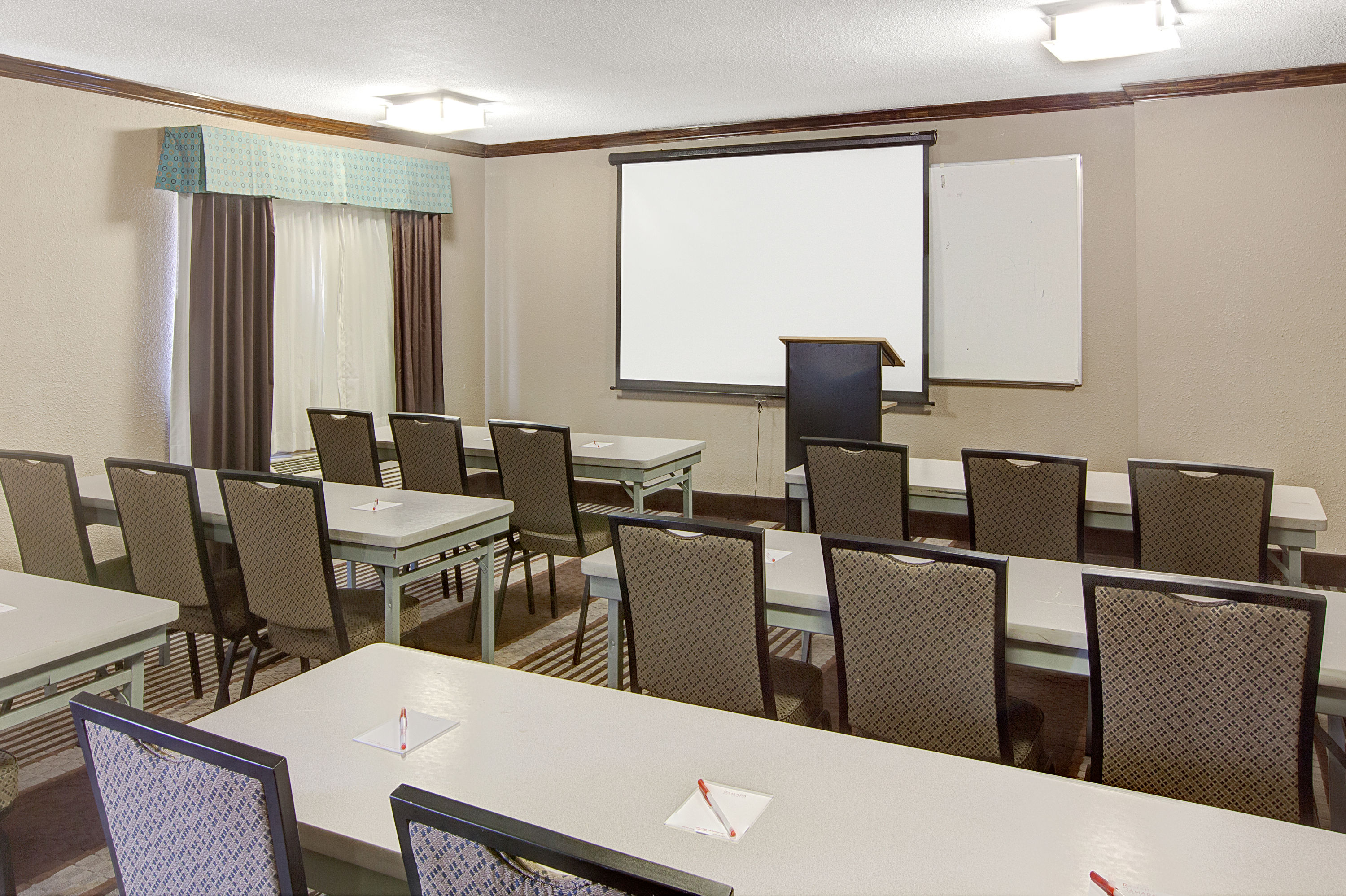 Meeting room at Ramada by Wyndham Houston Intercontinental Airport South in Houston, Texas