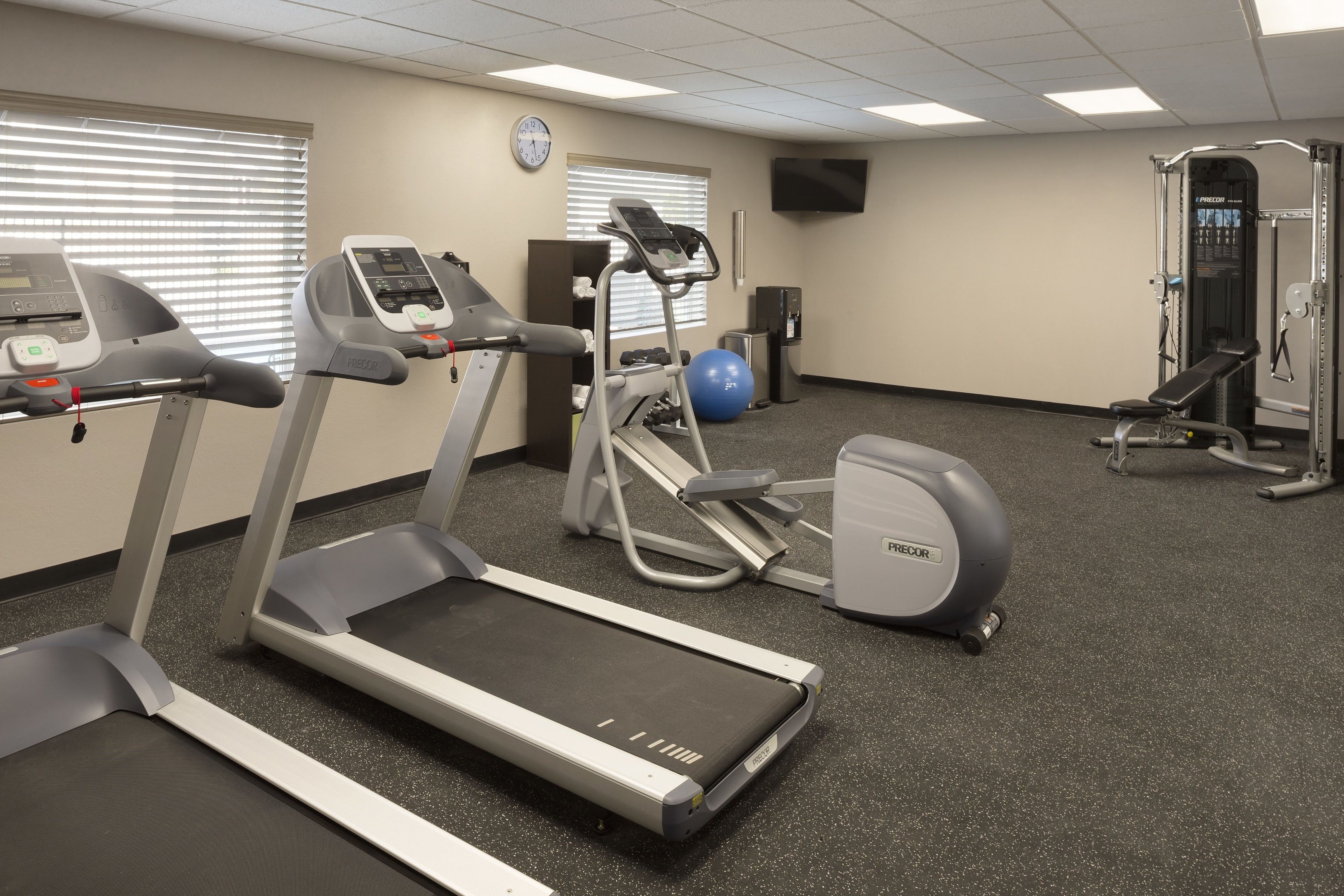 Fitness room at Ramada by Wyndham Houston Westchase in Houston, Texas