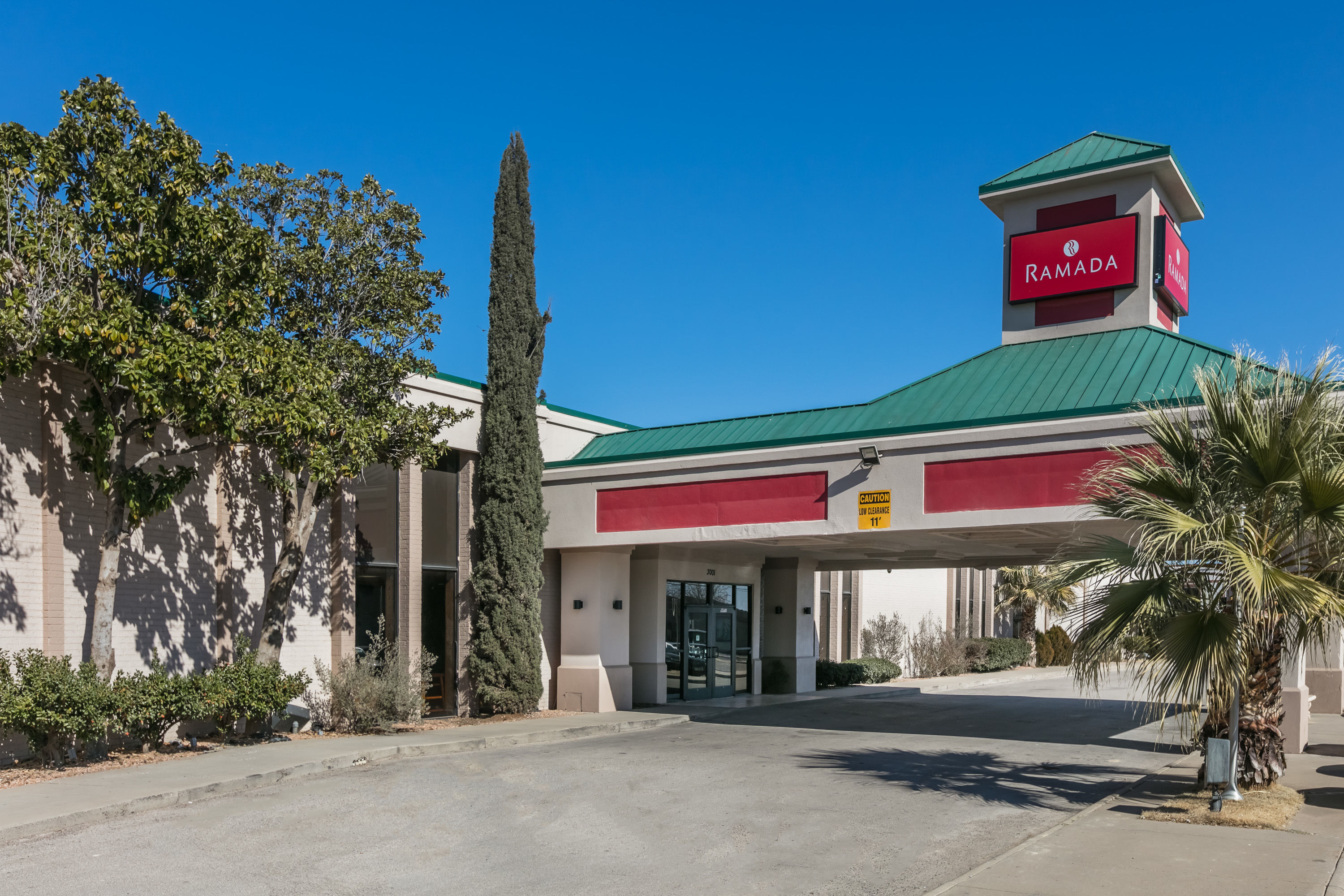 Exterior Day Image of Ramada by Wyndham Odessa Near University of Texas Permian hotel in Odessa, Texas