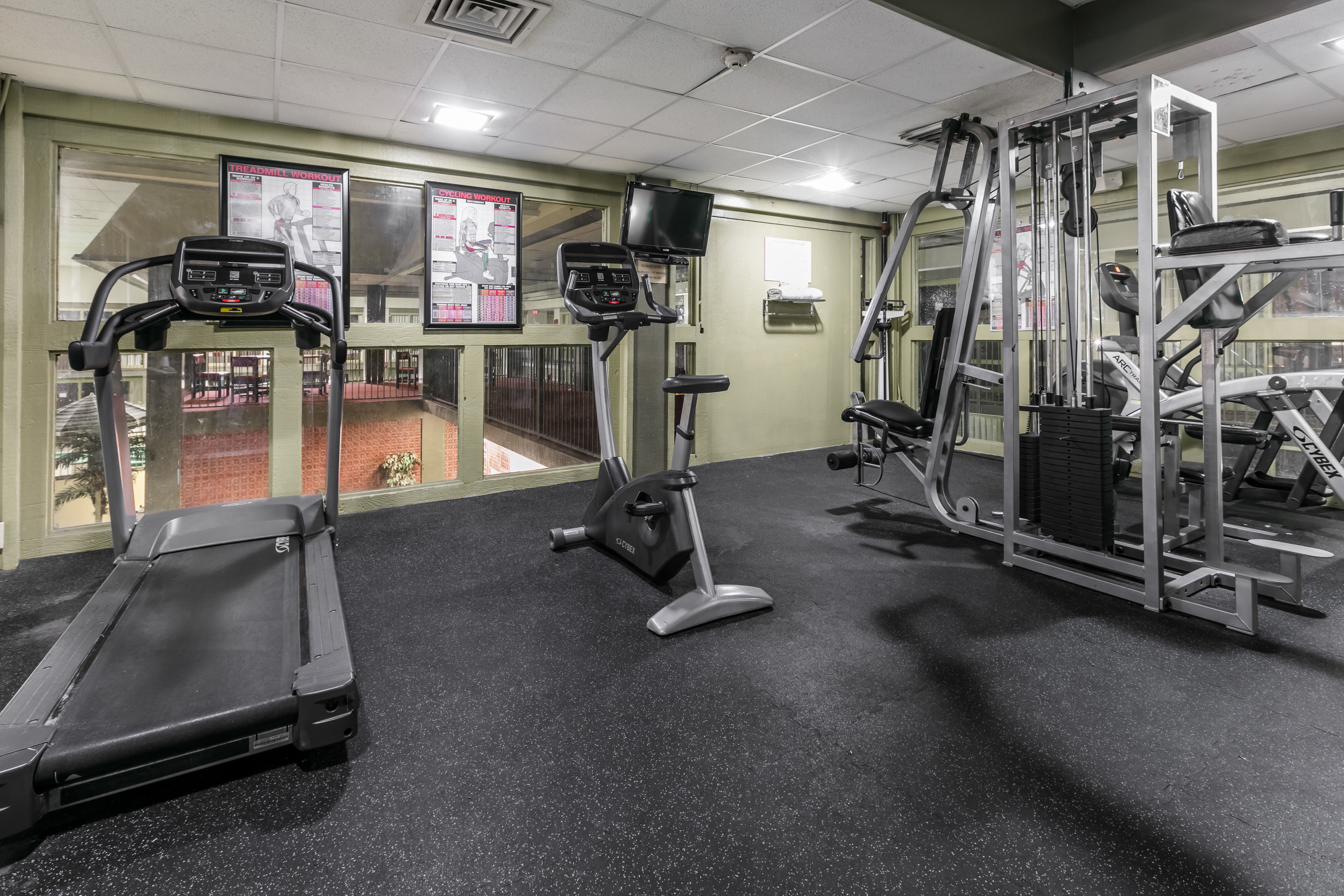 Fitness room at Ramada by Wyndham Odessa Near University of Texas Permian in Odessa, Texas
