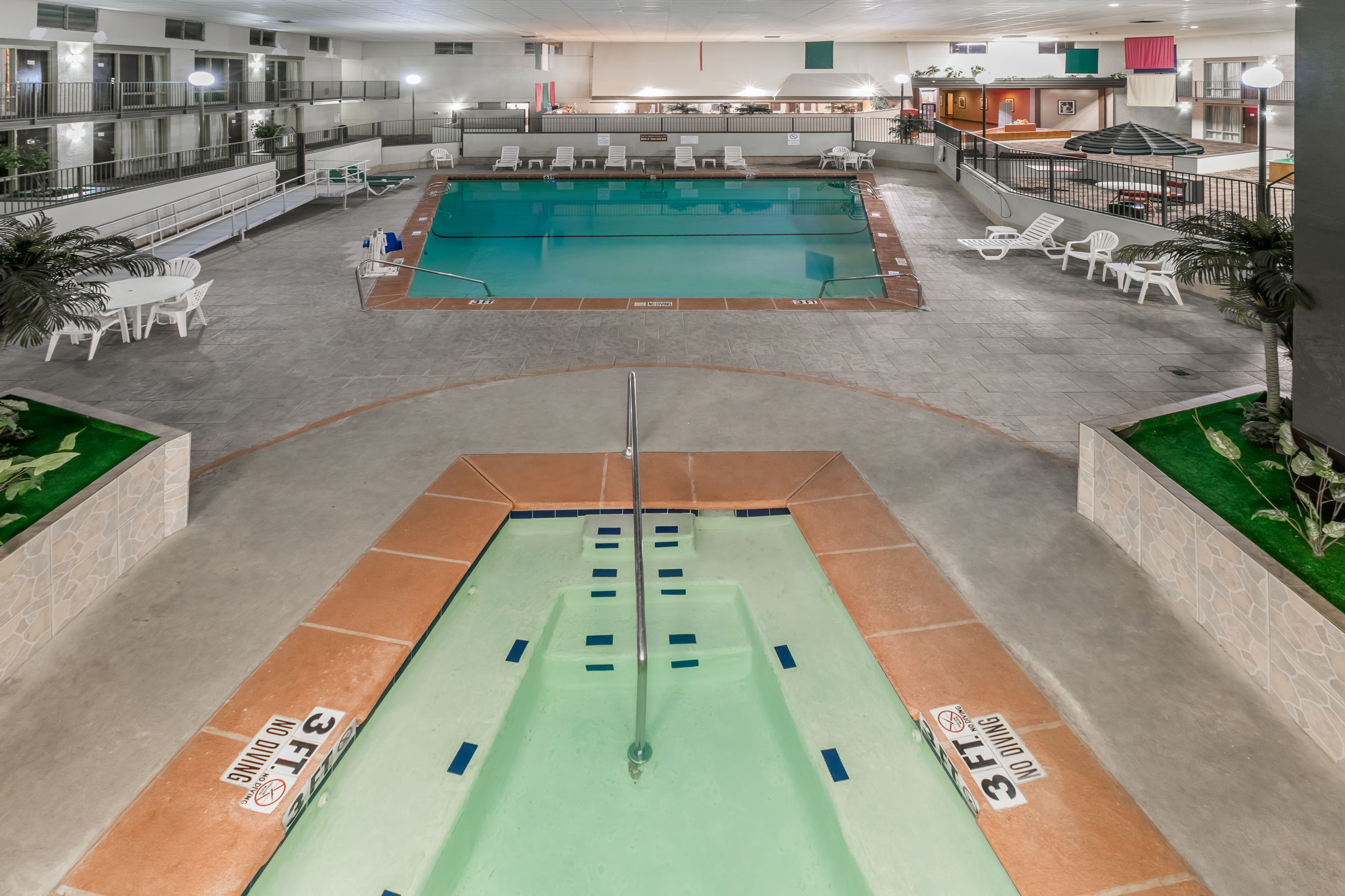 Hot tub at the Ramada by Wyndham Odessa Near University of Texas Permian in Odessa, Texas