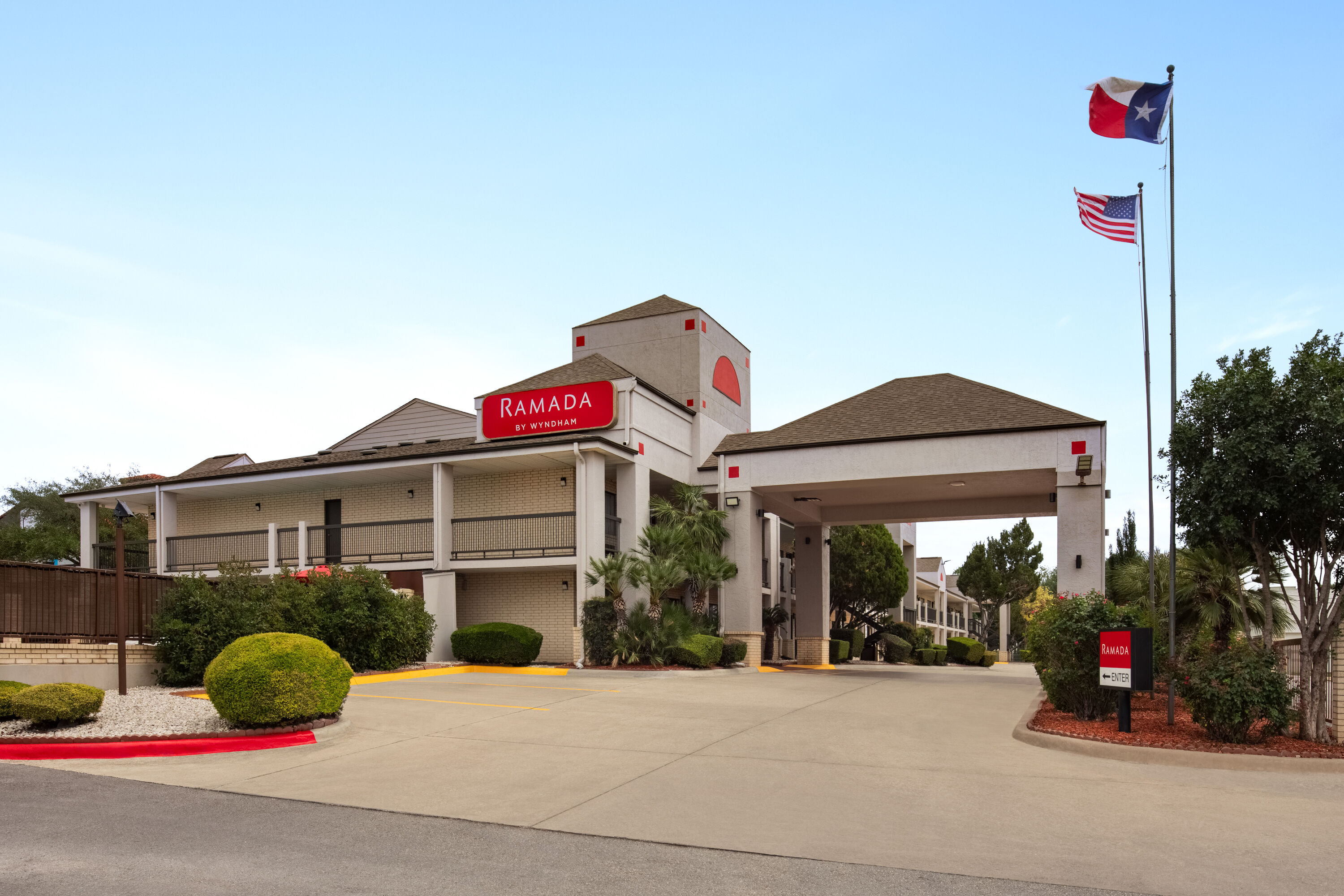 Exterior of Ramada by Wyndham San Antonio Near SeaWorld/Lackland AFB hotel in San Antonio, Texas