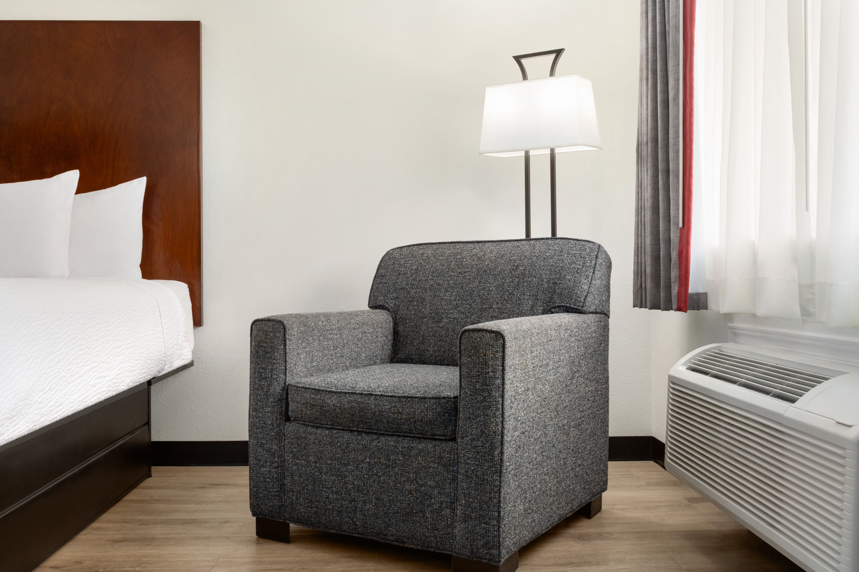 Guest room at the Ramada by Wyndham San Antonio Near SeaWorld/Lackland AFB in San Antonio, Texas