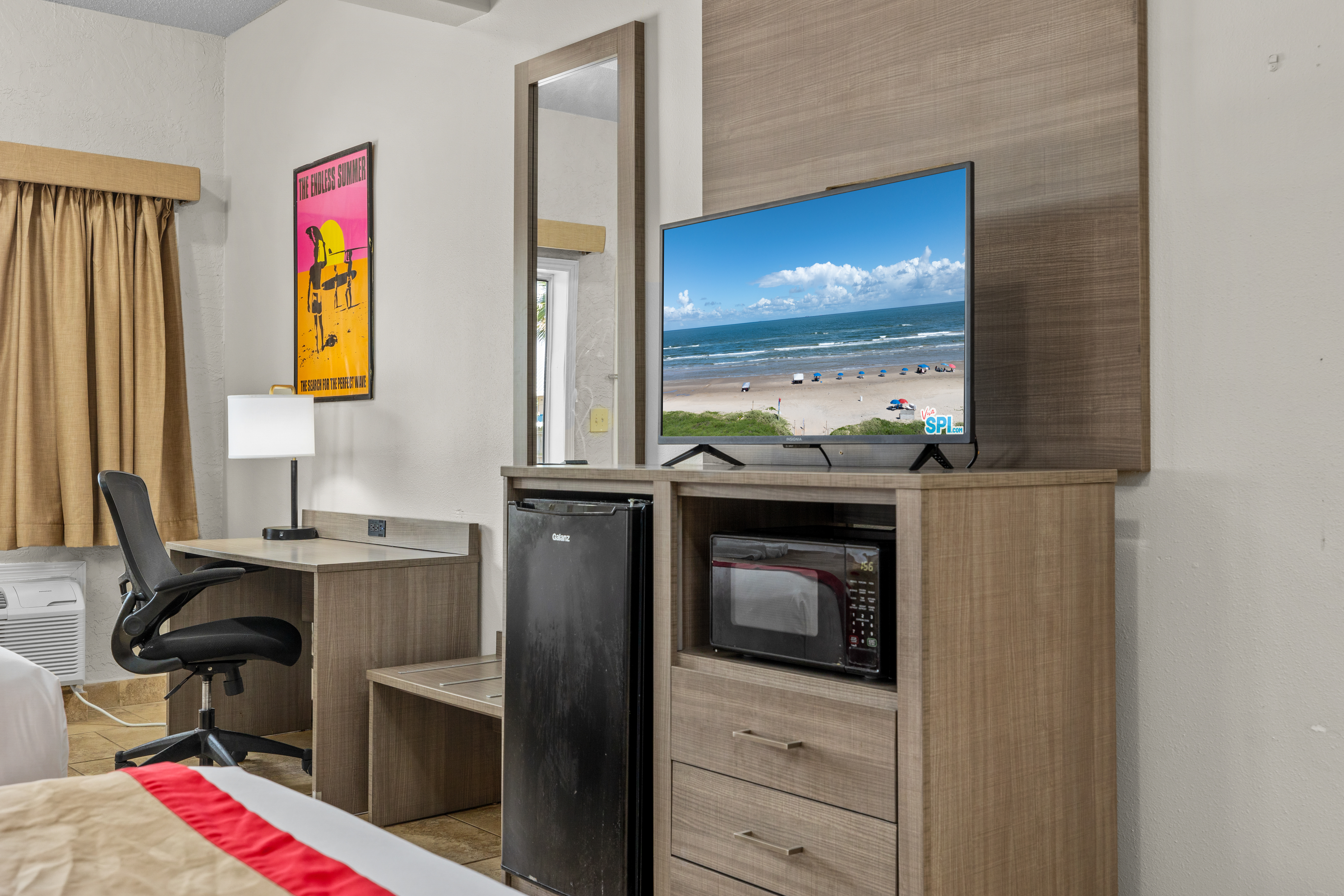 Guest room at the Ramada by Wyndham & Suites South Padre Island in South Padre Island, Texas