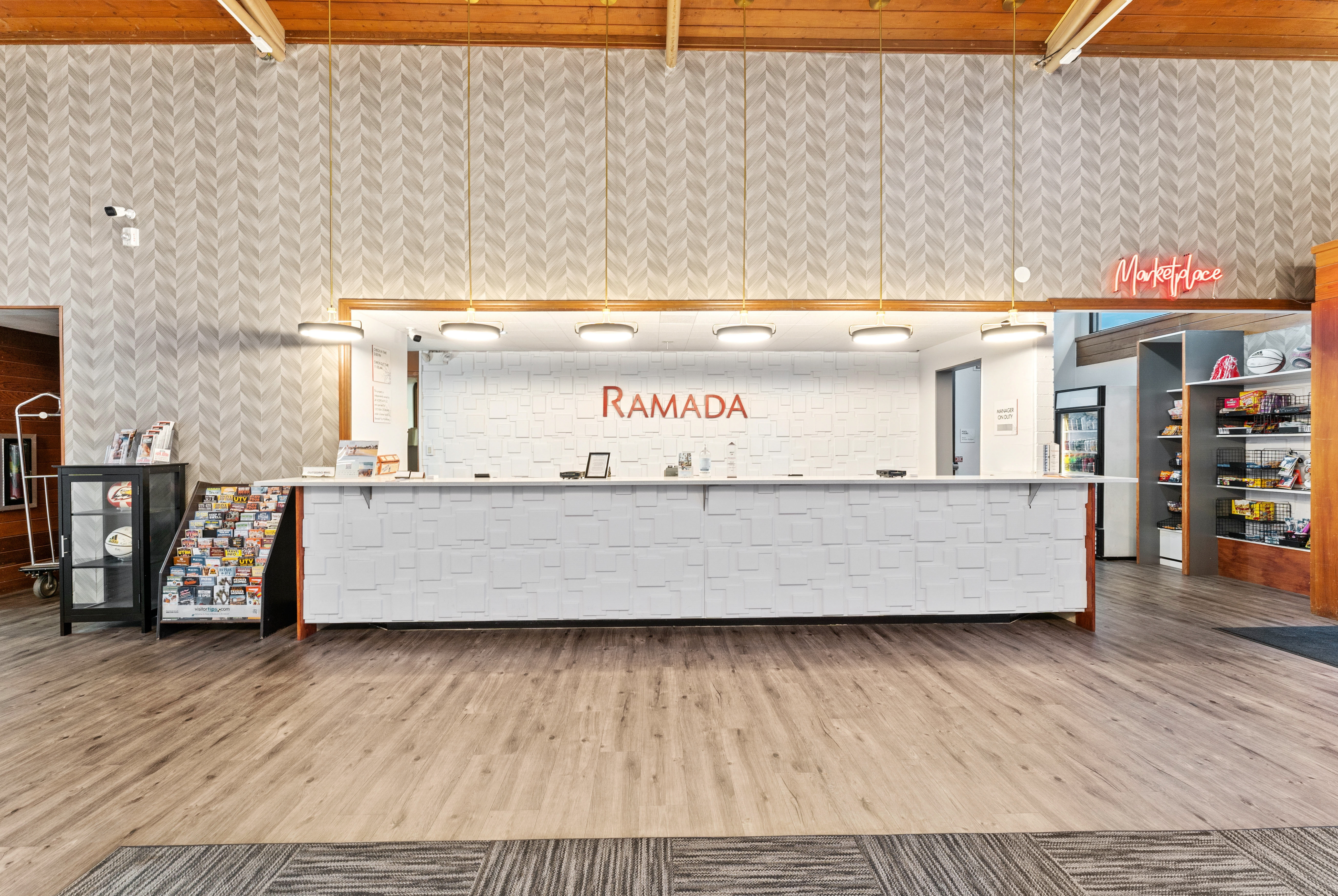 Ramada by Wyndham Cedar City reception in Cedar City, Utah