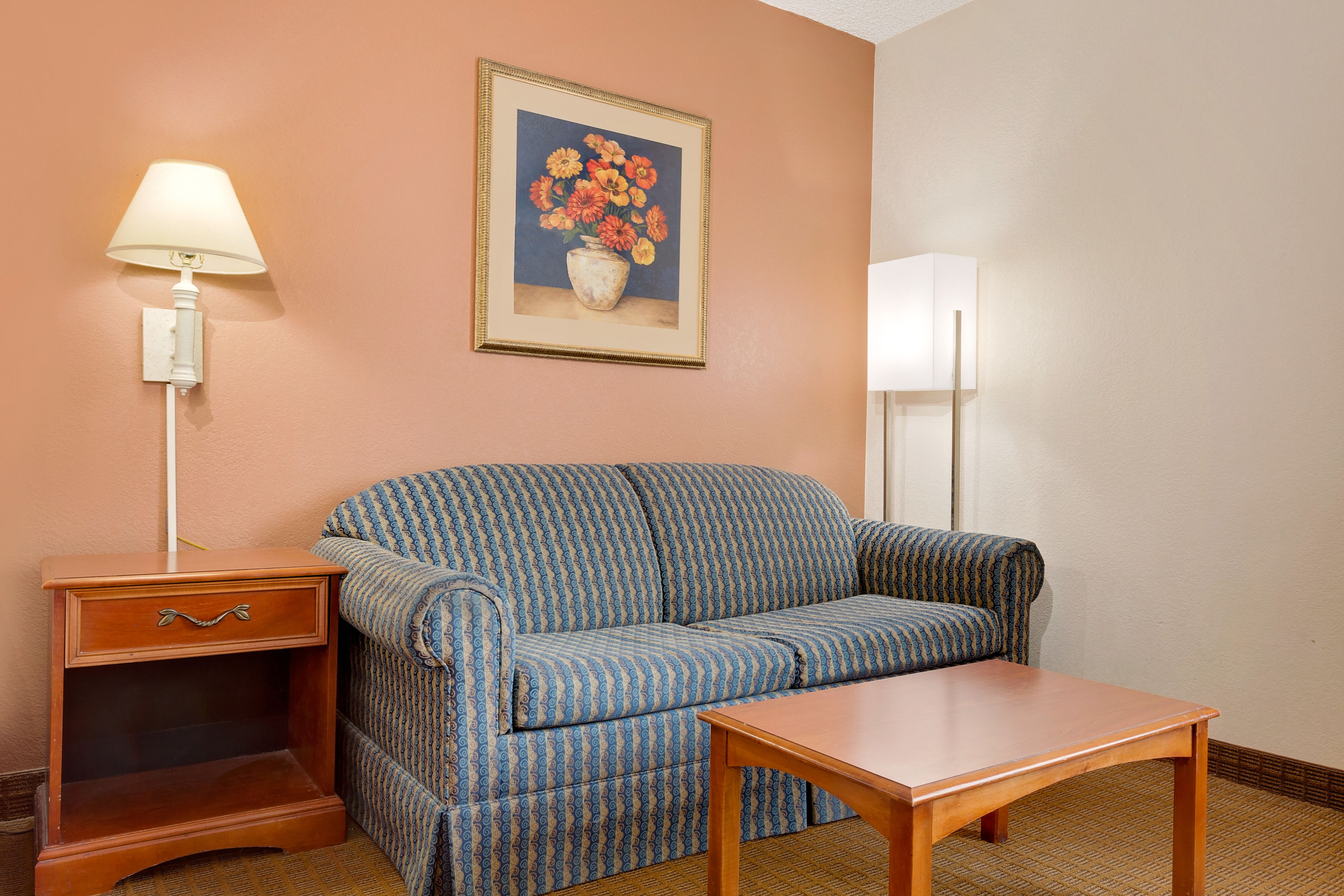 Guest room at the Ramada by Wyndham Provo in Provo, Utah