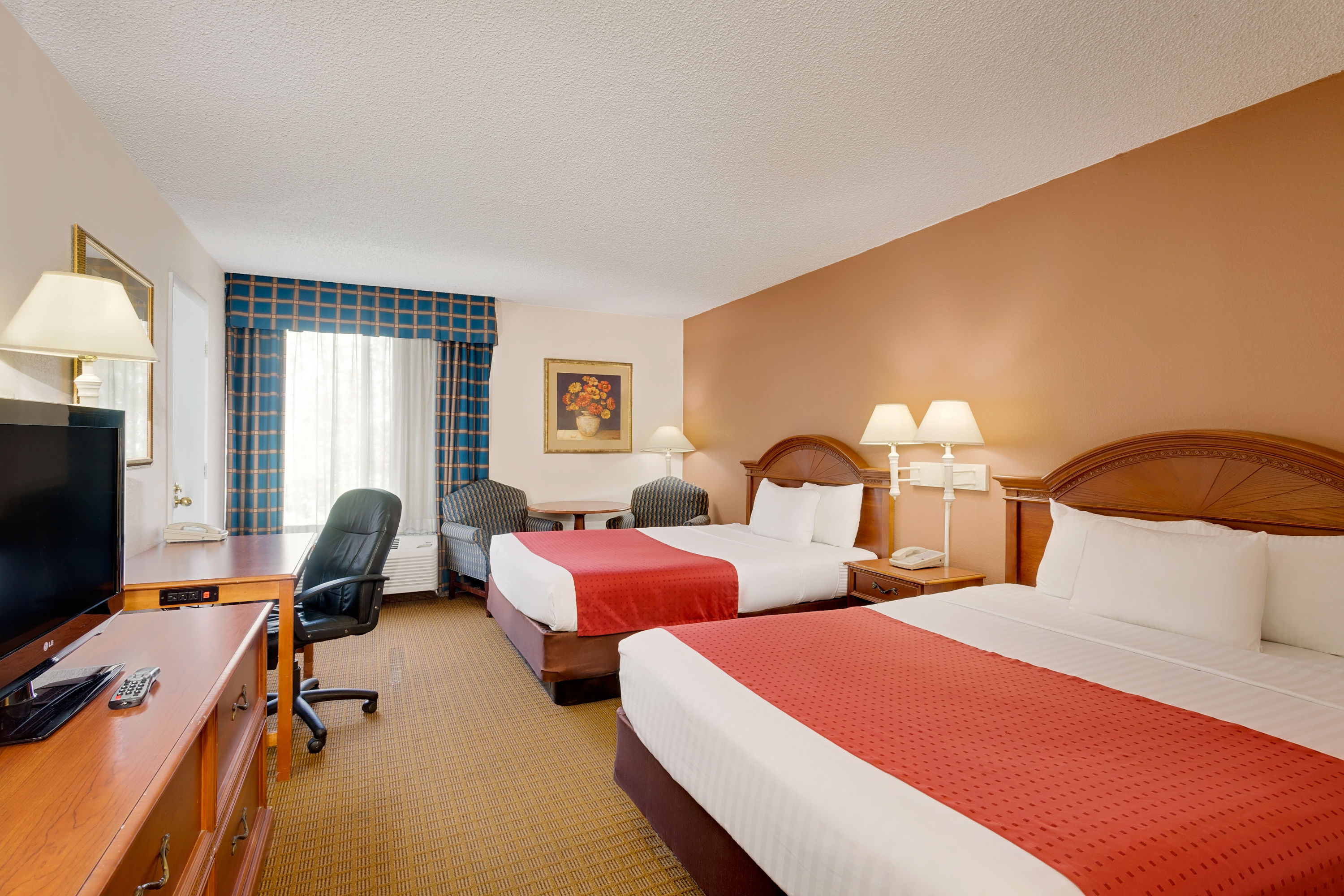 Guest room at the Ramada by Wyndham Provo in Provo, Utah