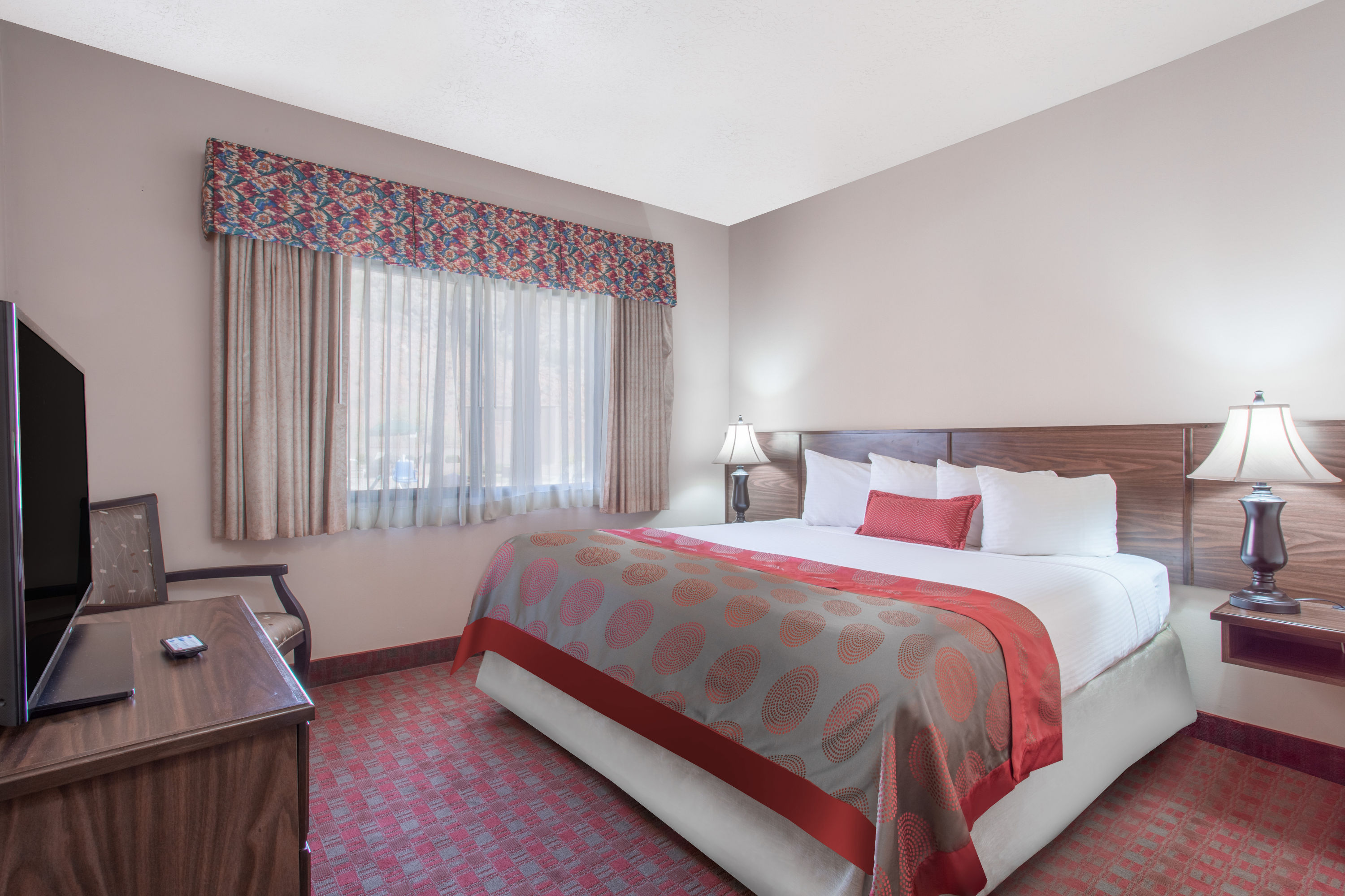 Guest room at the Ramada by Wyndham St George in Saint George, Utah