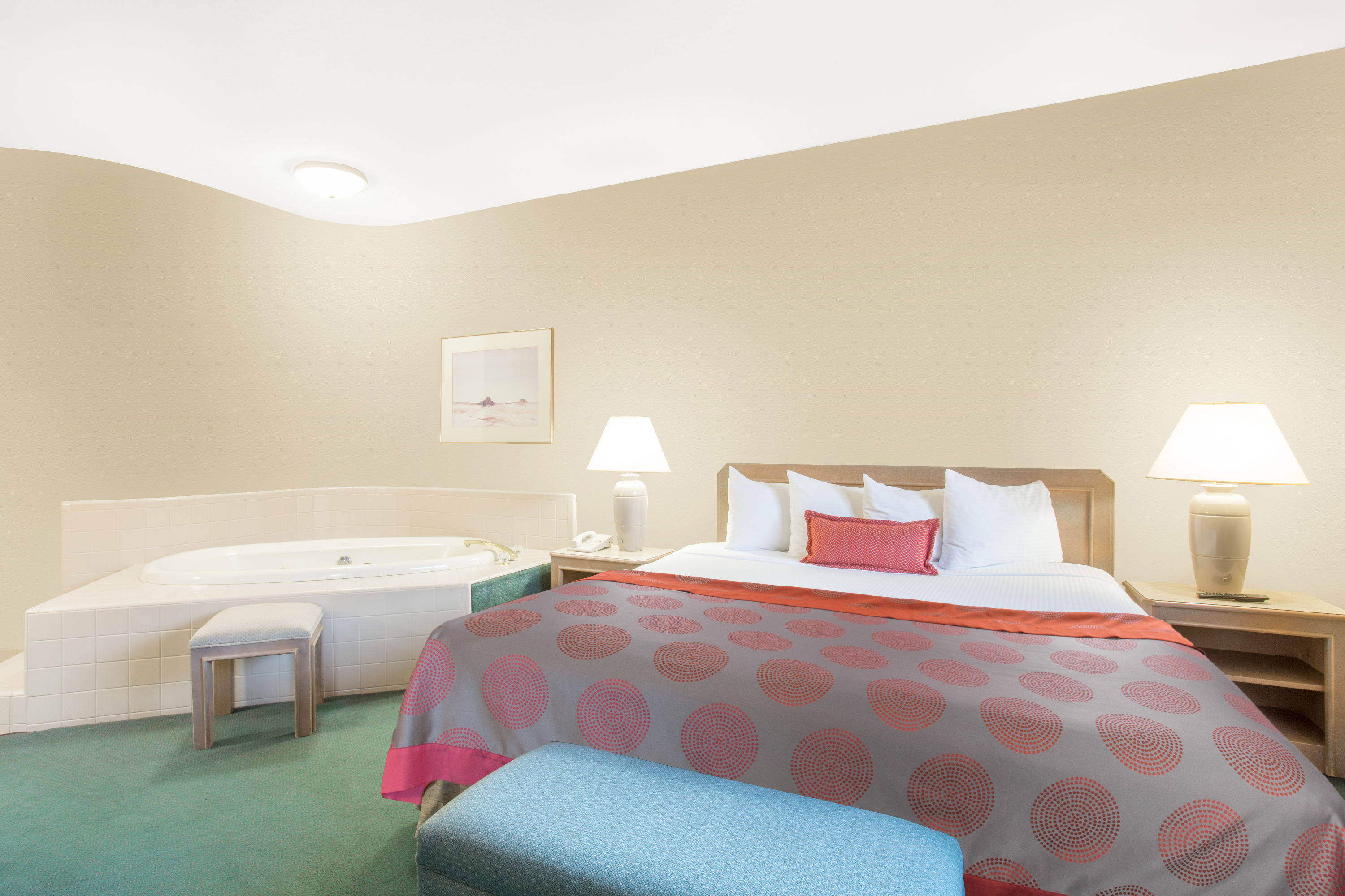 Guest room at the Ramada by Wyndham St George in Saint George, Utah