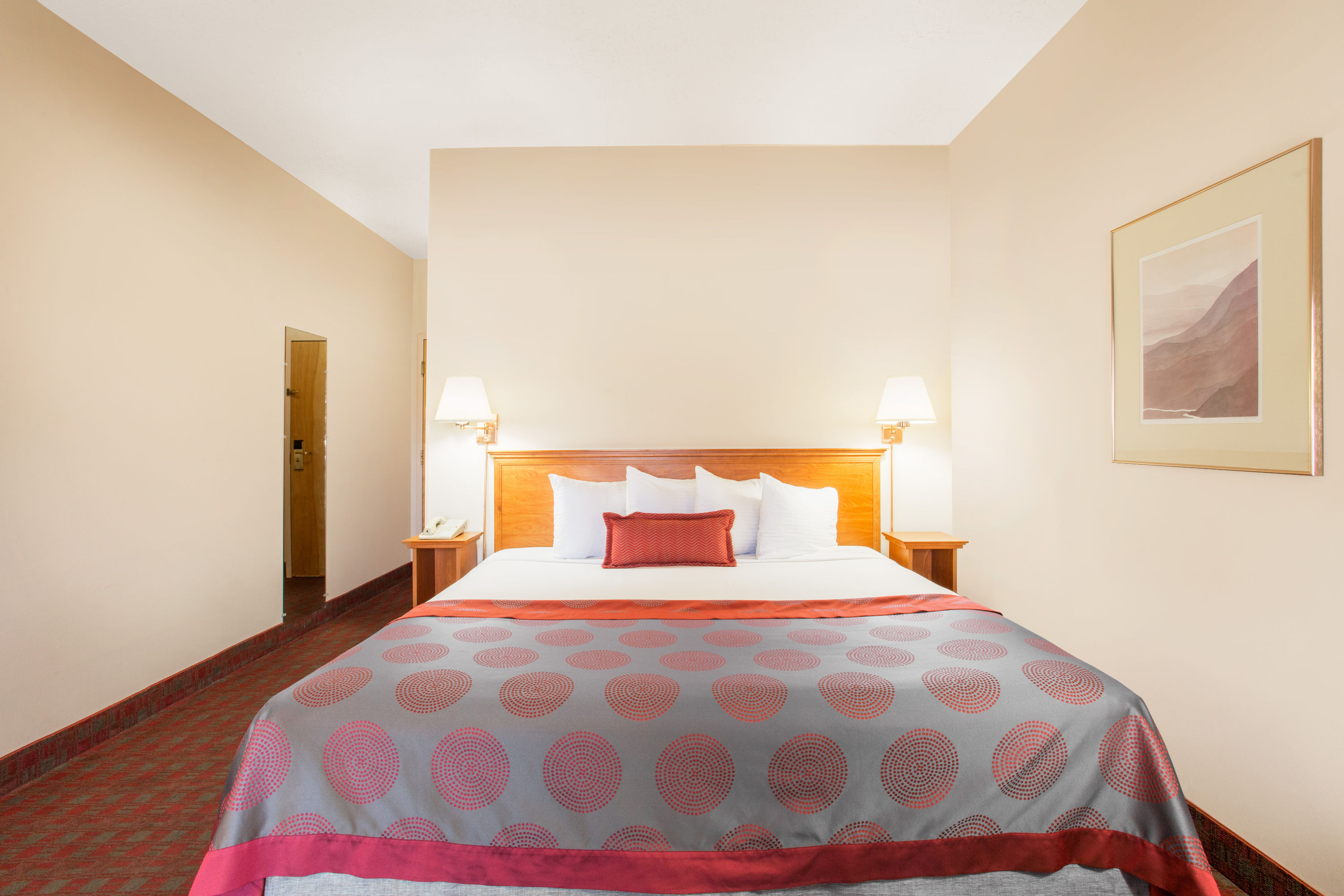 Guest room at the Ramada by Wyndham St George in Saint George, Utah