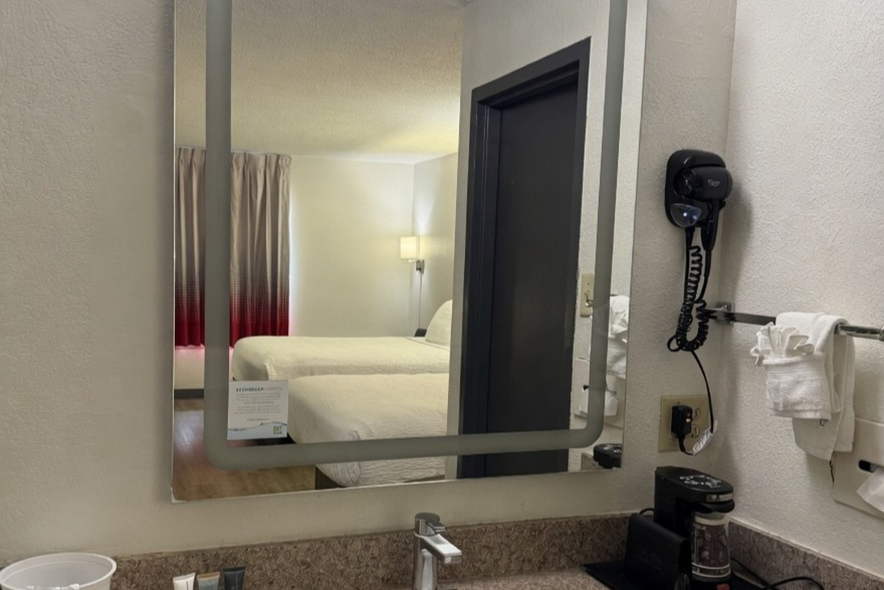 Guest room at the Ramada by Wyndham Harrisonburg in Harrisonburg, Virginia