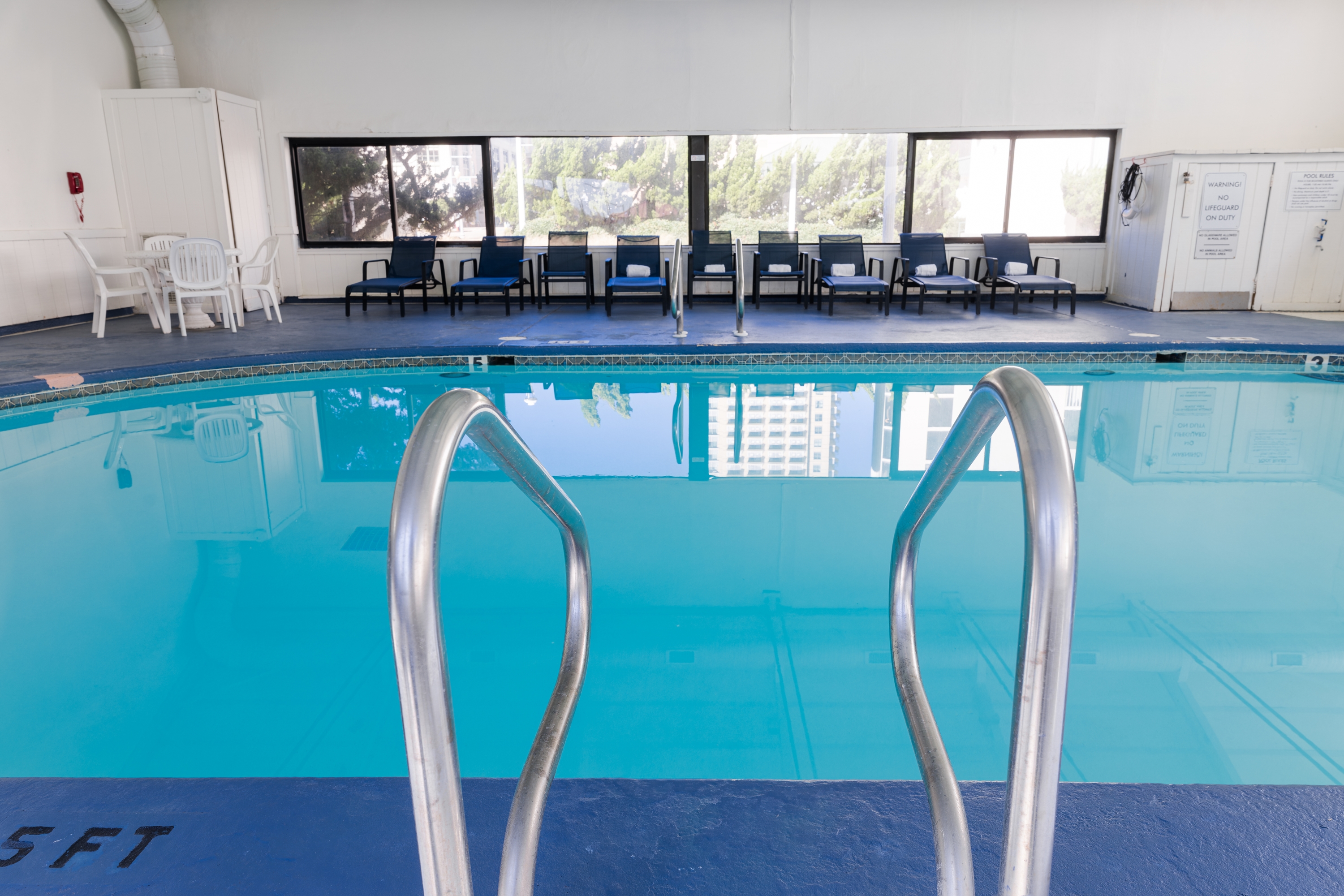 Pool at the Ramada Plaza by Wyndham Virginia Beach Oceanfront in Virginia Beach, Virginia