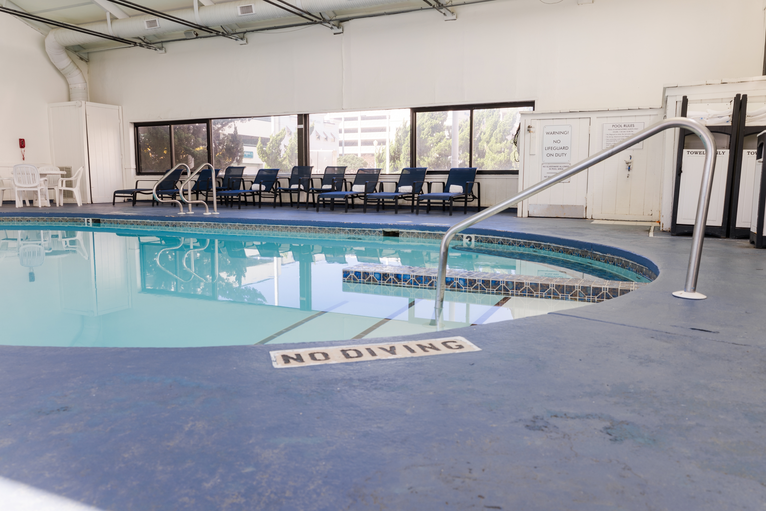 Pool at the Ramada Plaza by Wyndham Virginia Beach Oceanfront in Virginia Beach, Virginia