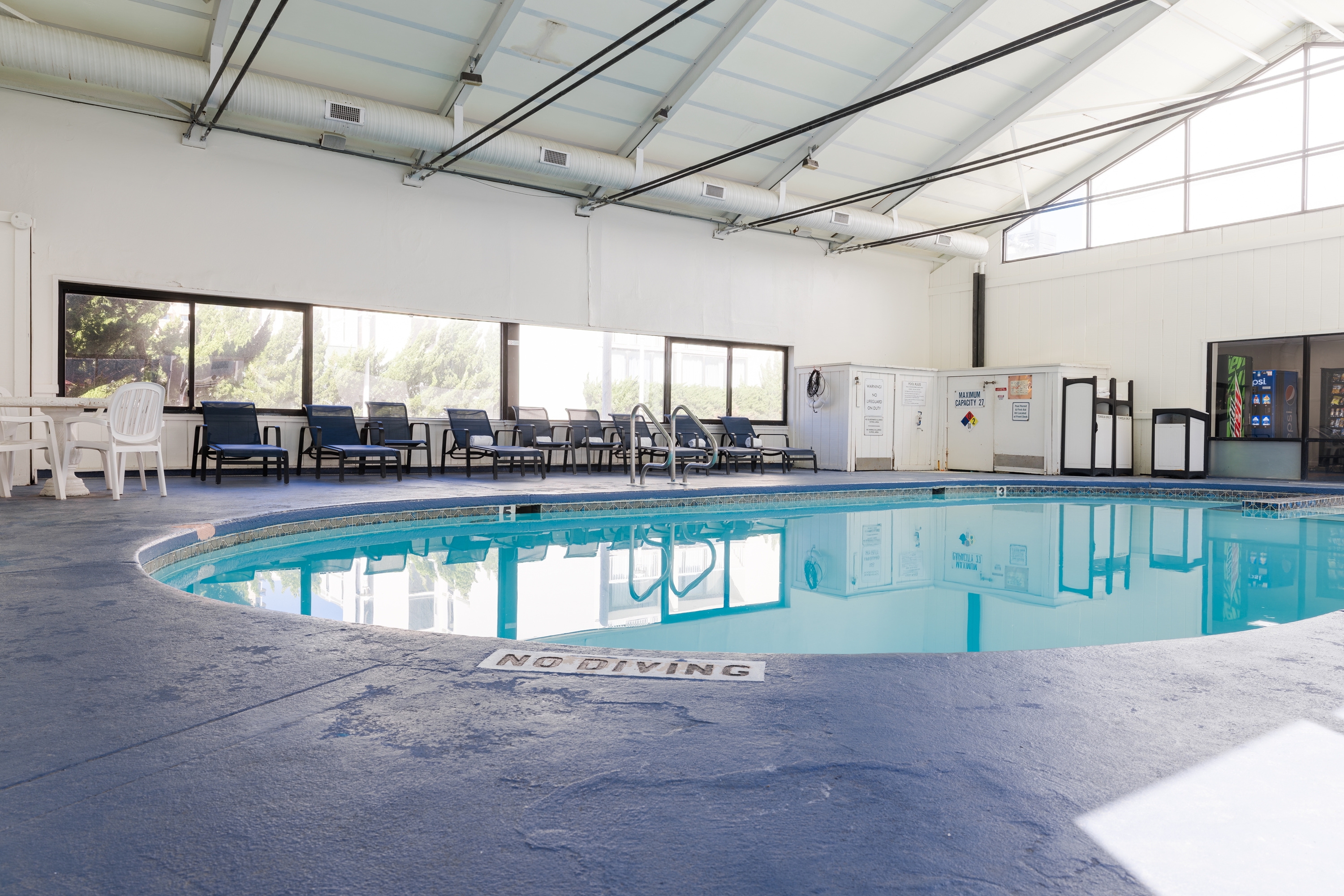 Pool at the Ramada Plaza by Wyndham Virginia Beach Oceanfront in Virginia Beach, Virginia